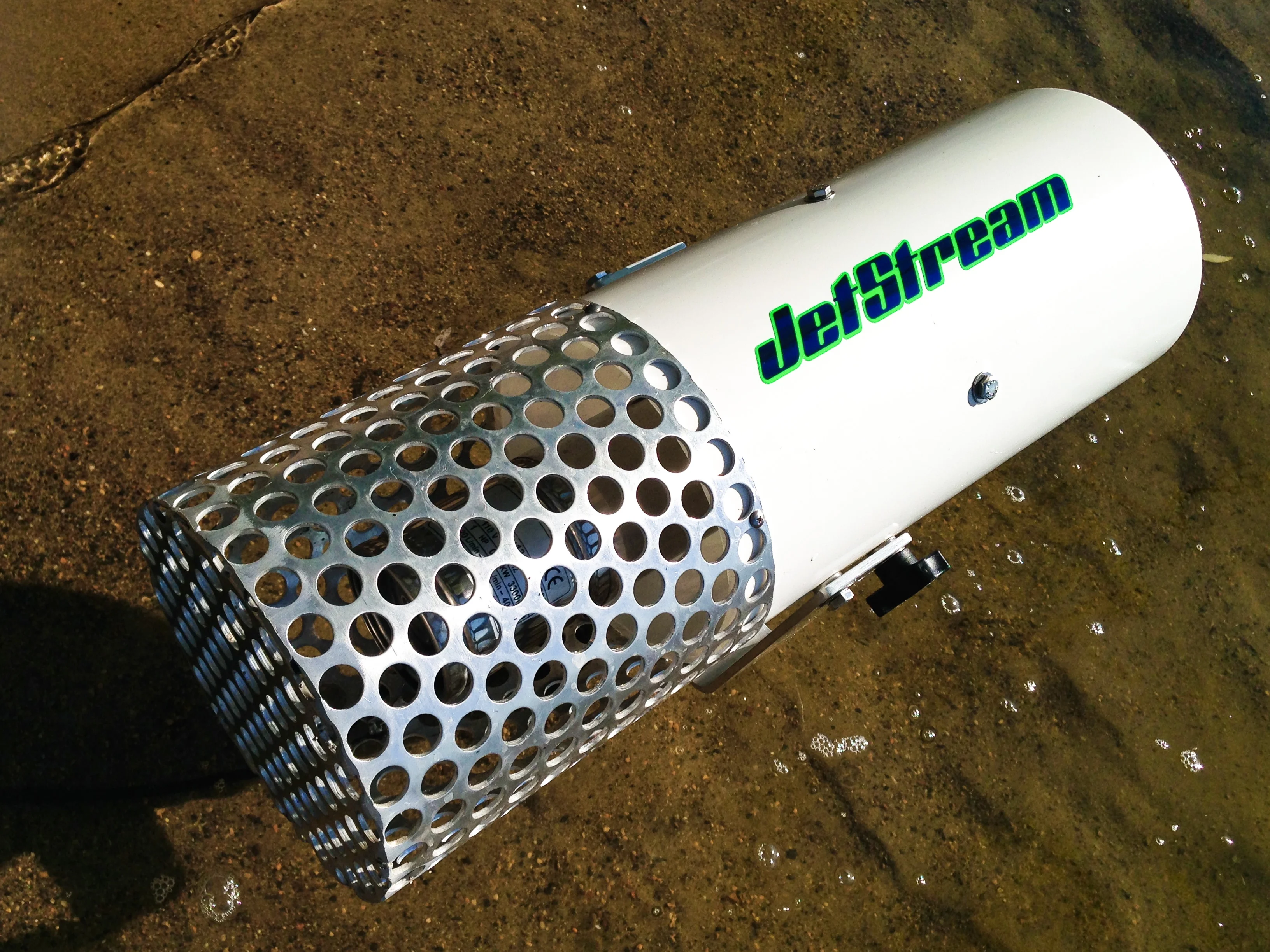 Admiral Lake & Pond 1 HP JetStream Water Circulator | Aqua Thruster w/ Mounting Stake & 100 Foot Cord |  Aqua Blower for Cleaning and Aerating Lakes & Ponds | 110v