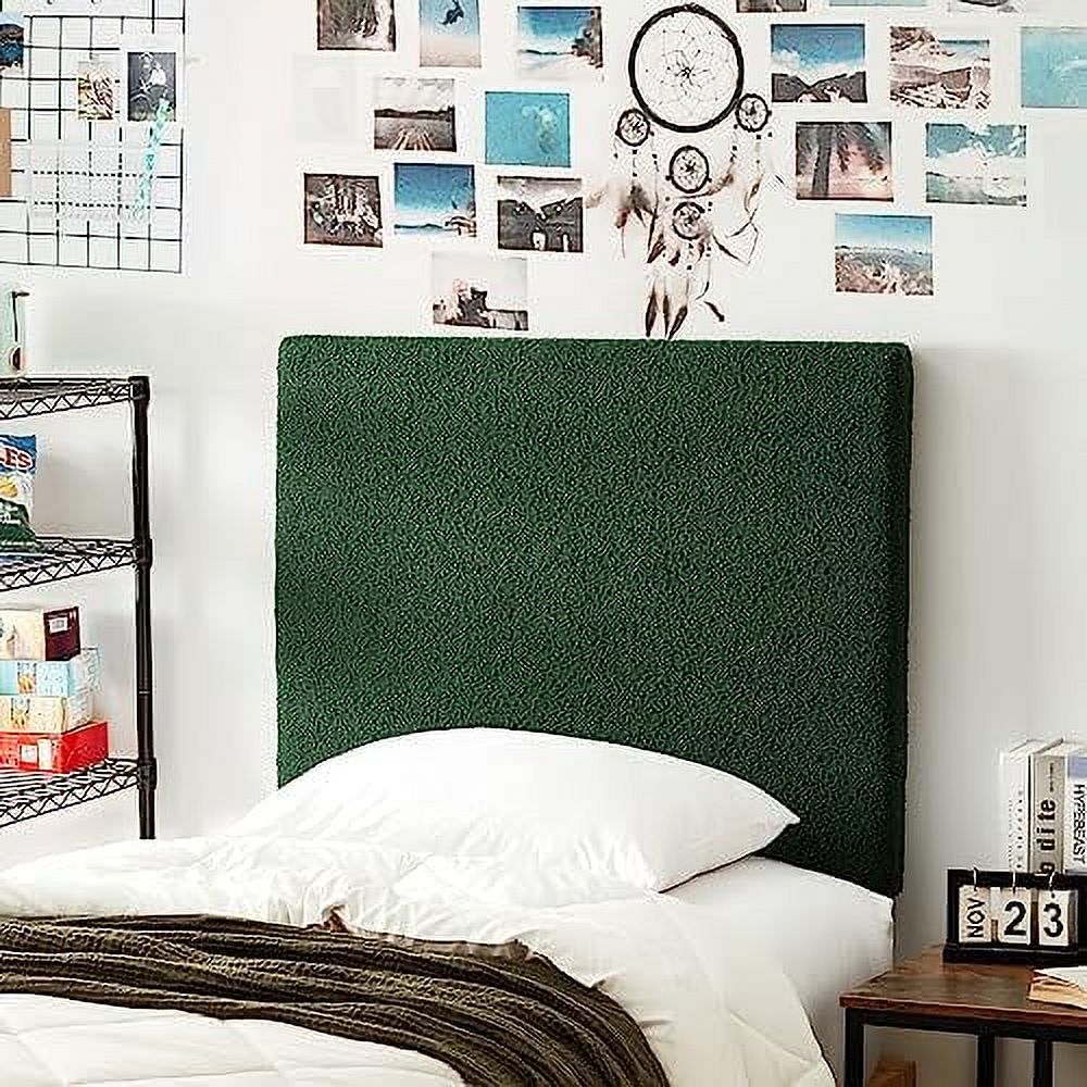 Villa Classic - College Headboard With Legs - Boucle Dark Green
