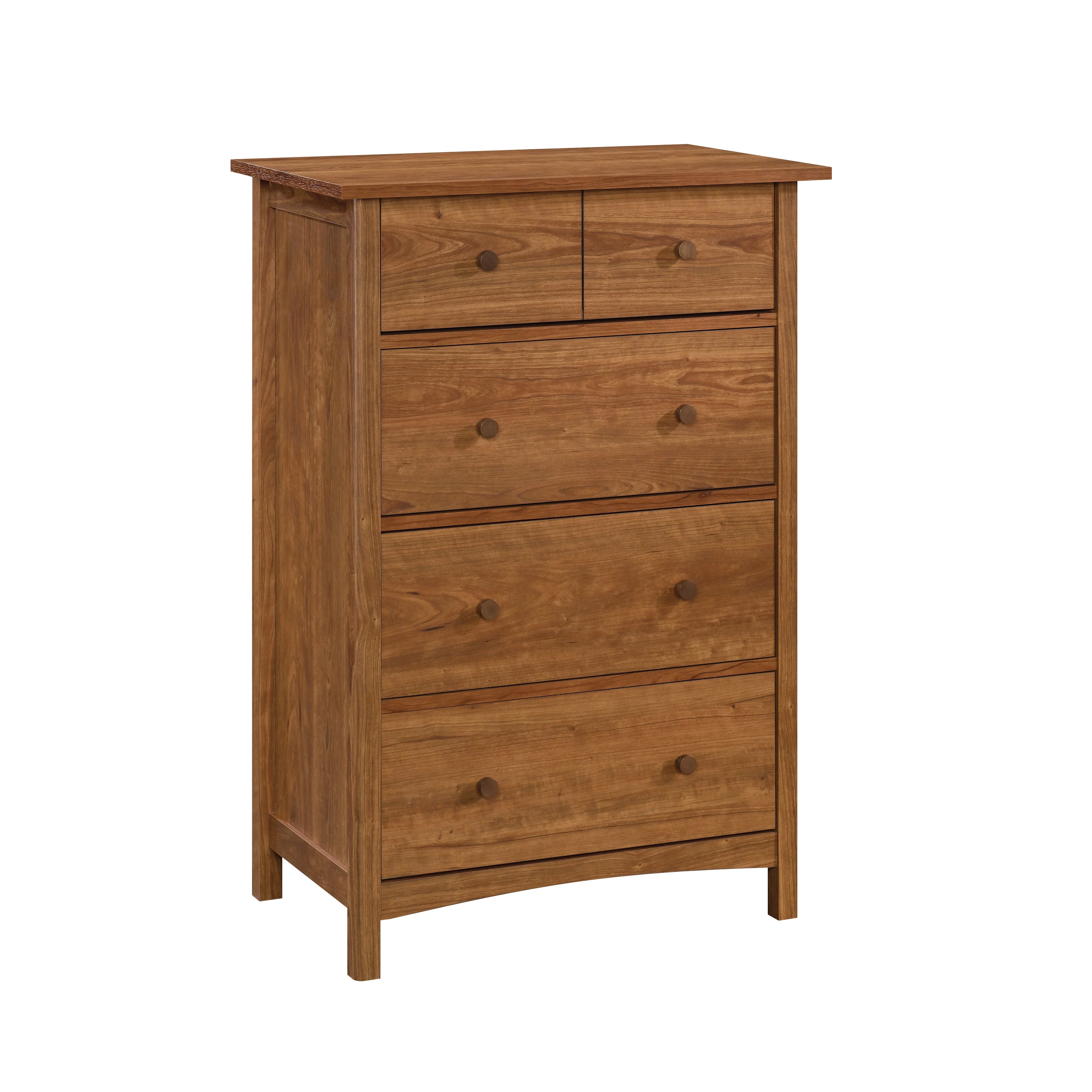 Sauder Union Plain 4-Drawer Dresser, Prairie Cherry Finish