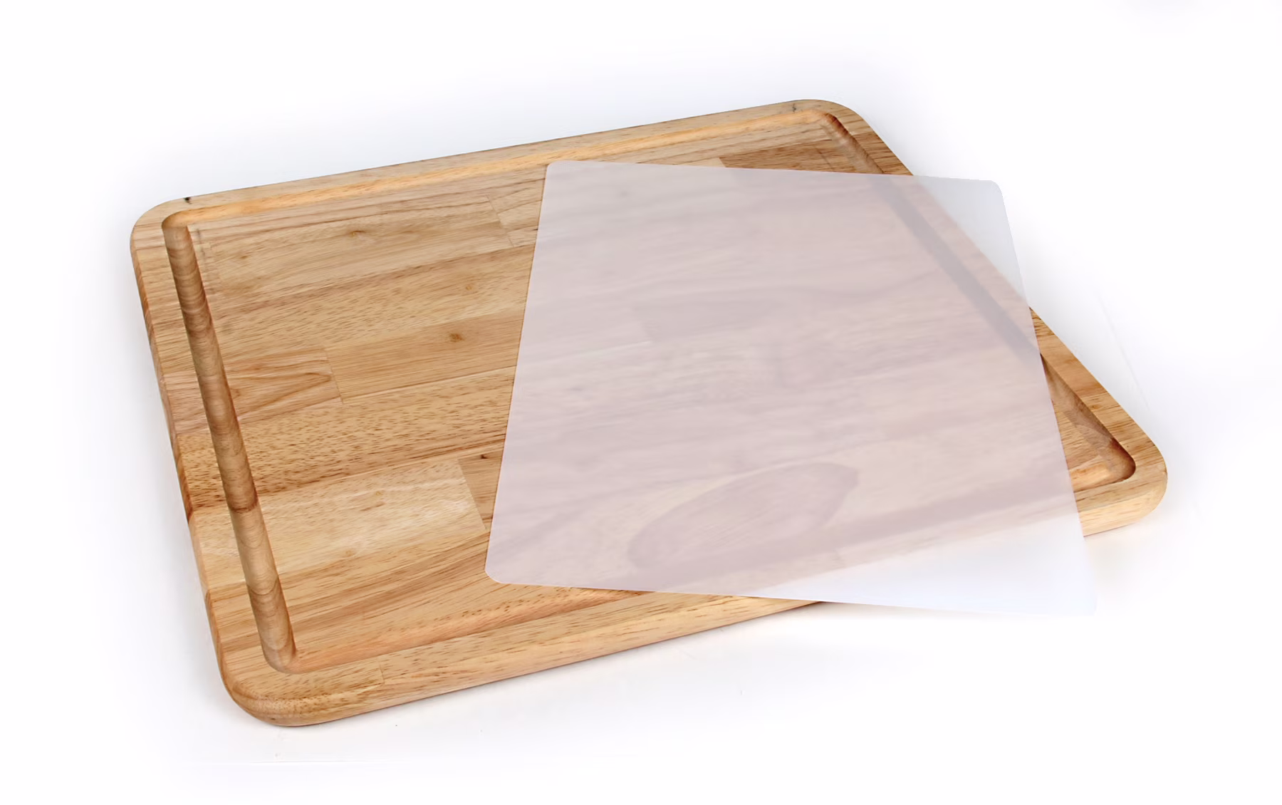 Camco Stove Topper and Cutting Board | Includes Flexible Cutting Mat | Wood Finish (43753)