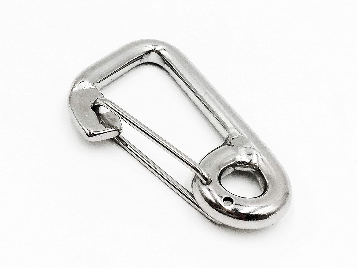 Marine City 316 Marine Grade Stainless Steel Carabiner Spring Snap Hook Boat B:3 Inches