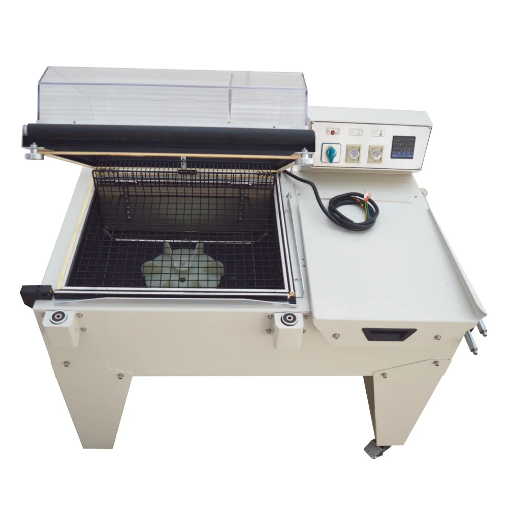 INTSUPERMAI Automatic 2 in1 Heat Shrink Packaging Machine Thermal Shrink Sealing and Cutting Machine PVC POF Film Wrapping Machine FM5540