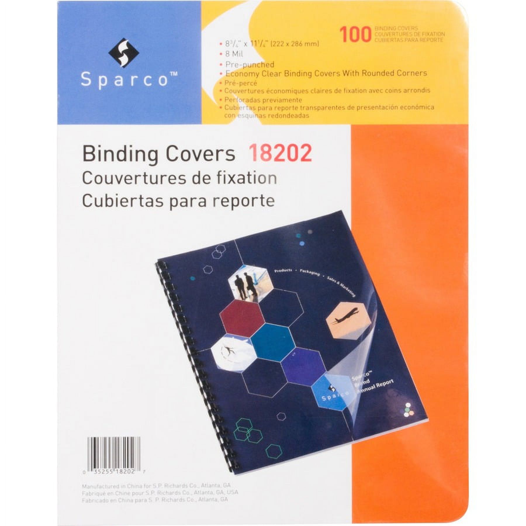 Sparco Presentation Cover - 8 3/4