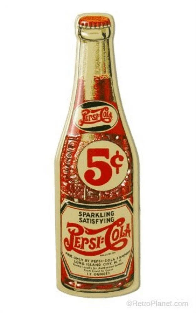 Pepsi Bottle Die Cut Embossed Magnet