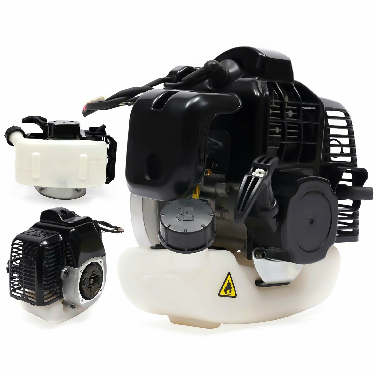 OUKANING 49CC 2 Stroke Engine Motor with Fuel Tank Fits the Majority of Gas Scooters Pocket Bikes