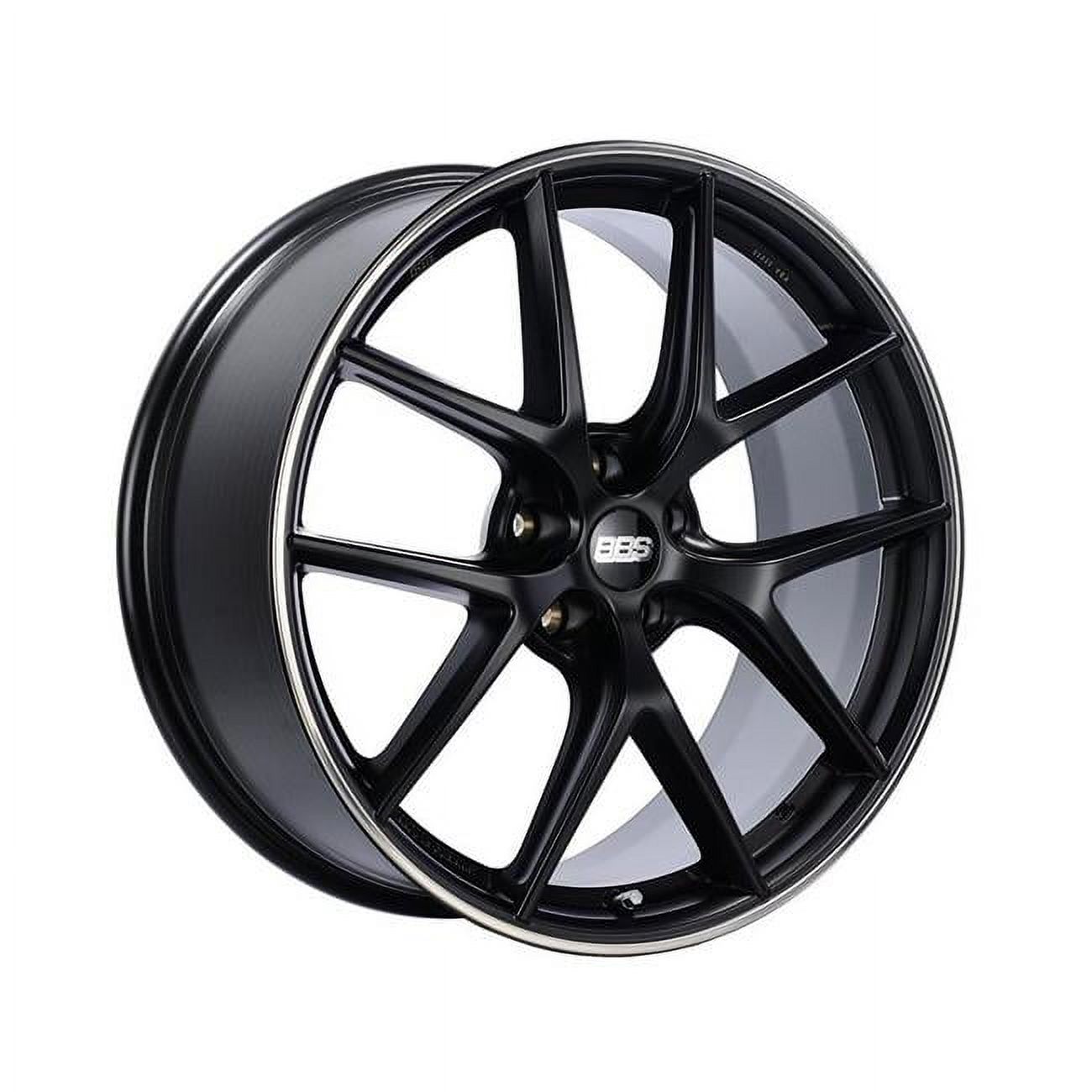 BBS  82 mm PFS-Clip CI-R 19 x 9 in. 5 x 120 ET44 Satin Black Rim Protector Wheel