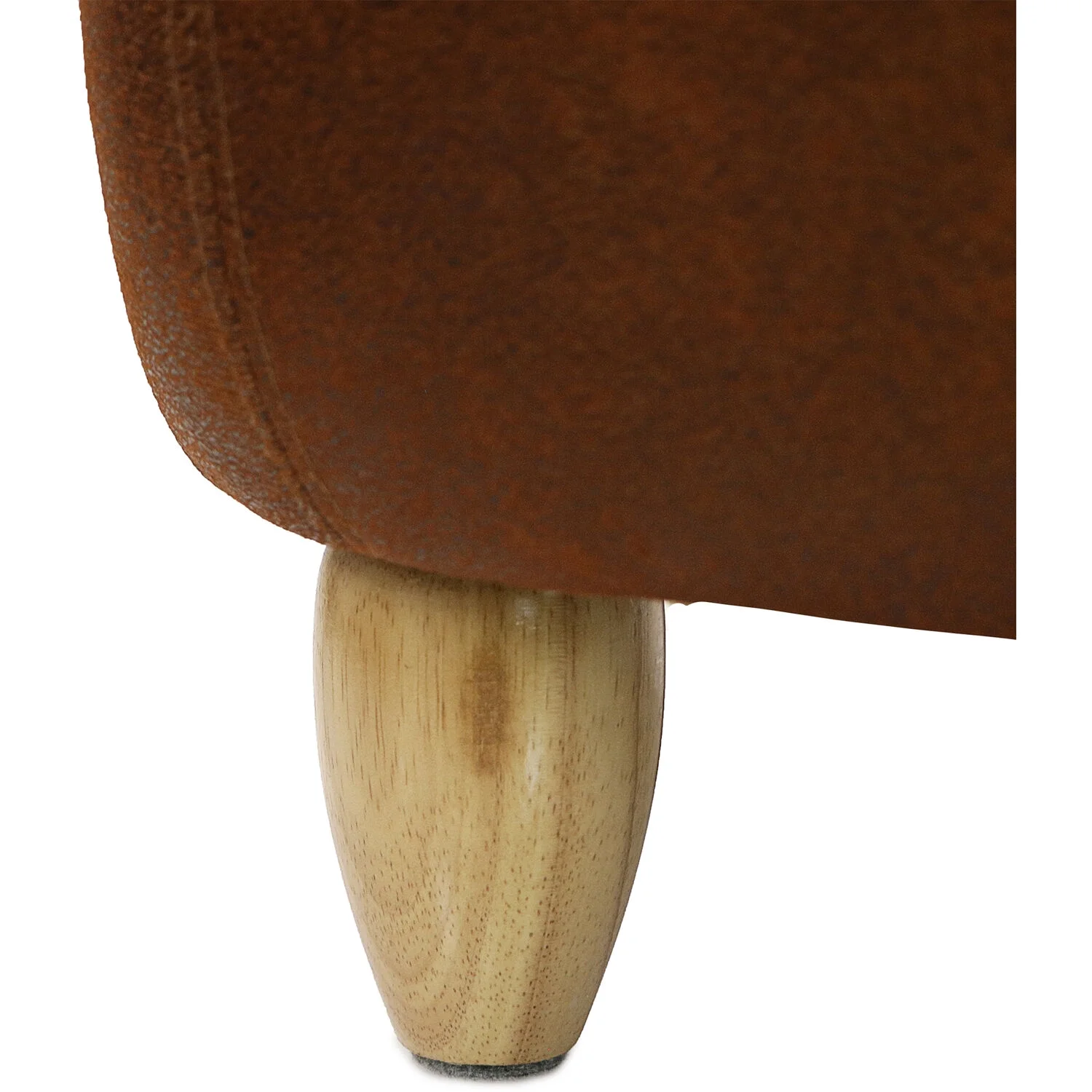 Critter Sitters 14-in. Seat Height Faux-Leather Brown Cow Animal Shape Ottoman
