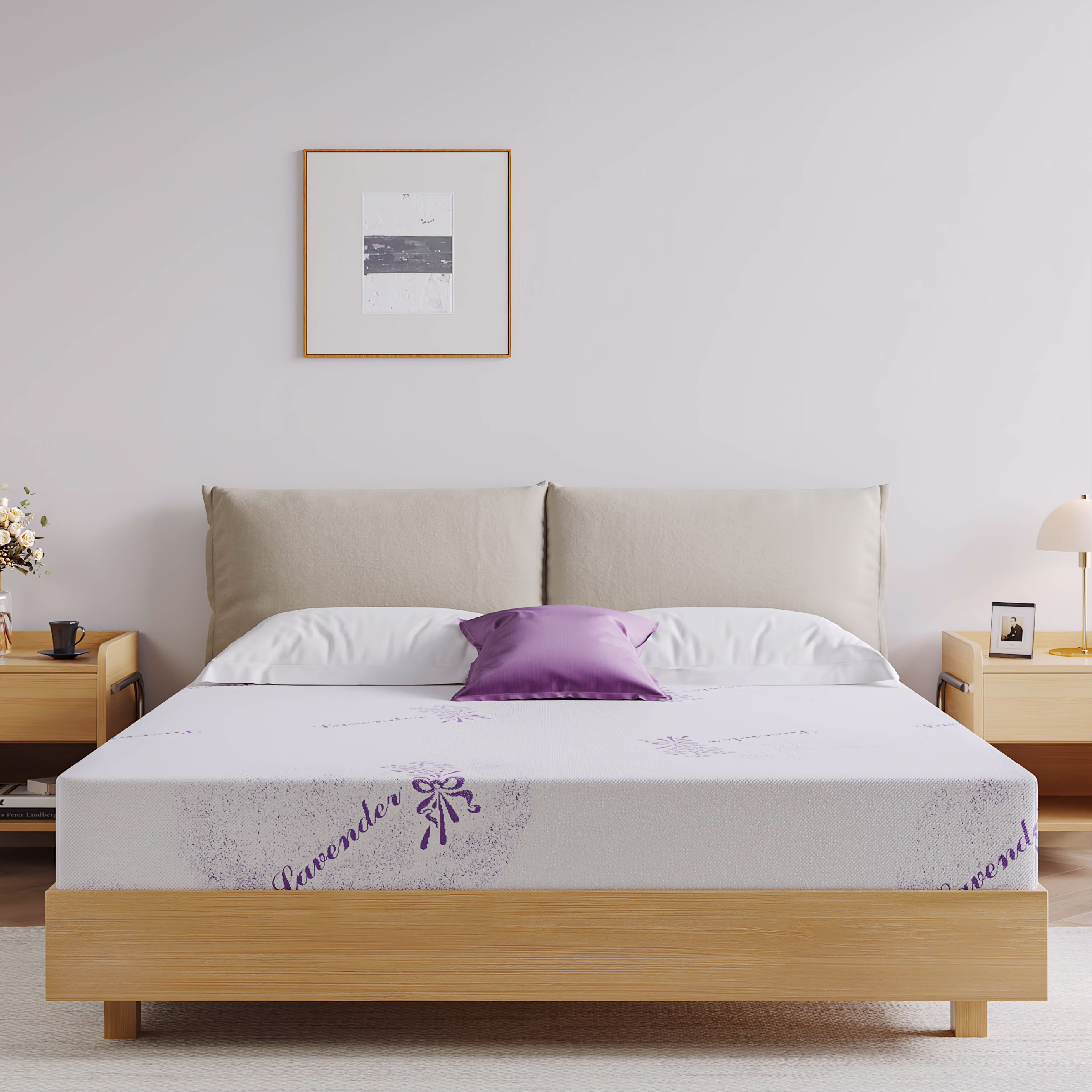 EGO 8 inch Cooling Memory Foam Mattress in a Box, Medium, Twin