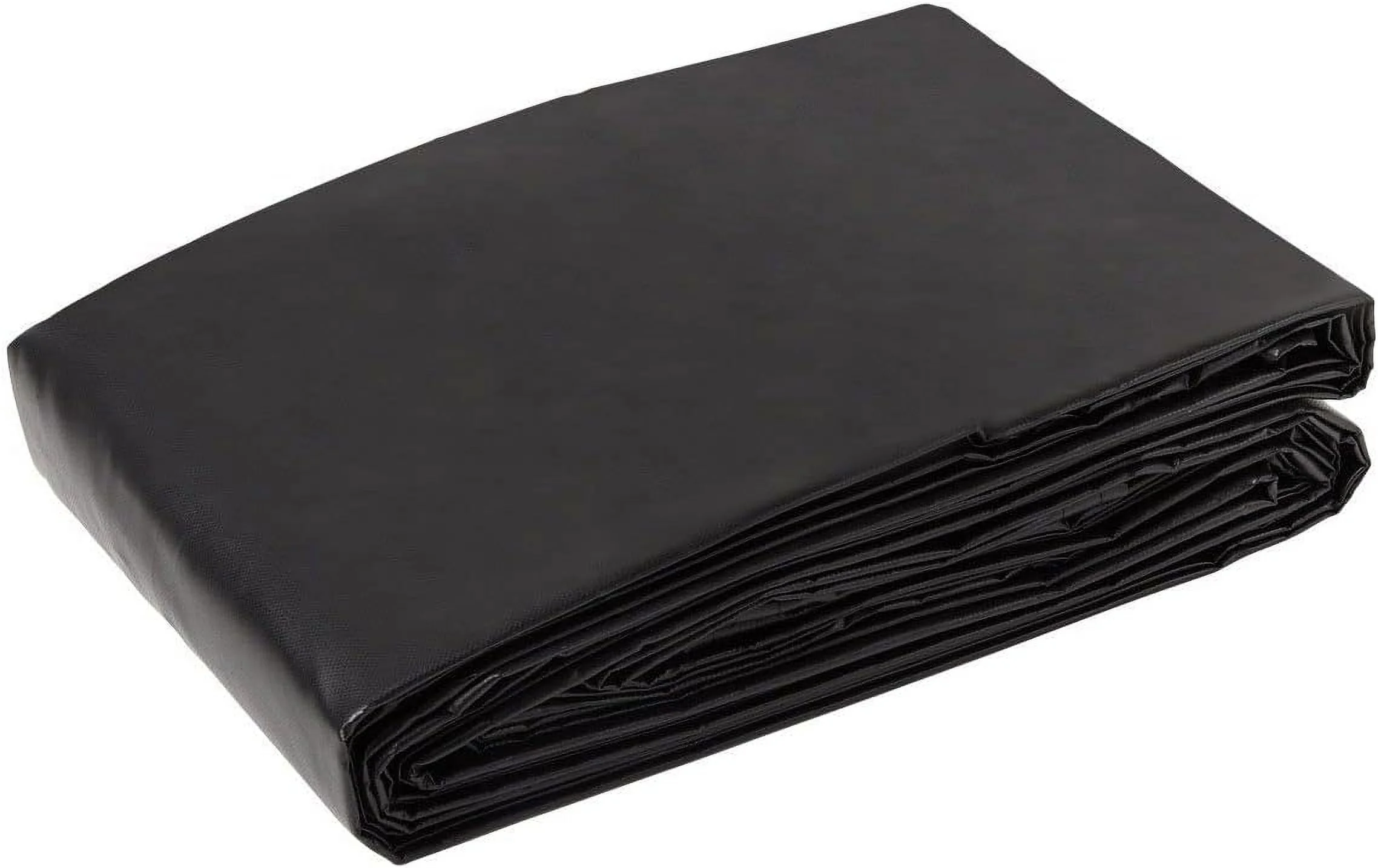 Tarps Now Heavy Duty Vinyl Tarp, (10' X 10') With Brass Grommets - Vinyl Tarps Heavy Duty Waterproof Tarpaulin For Canopy, Pool Cover, Truck Cover, Camping Roof, Indoor Outdoor - Black, 18 Oz, 20 Mil