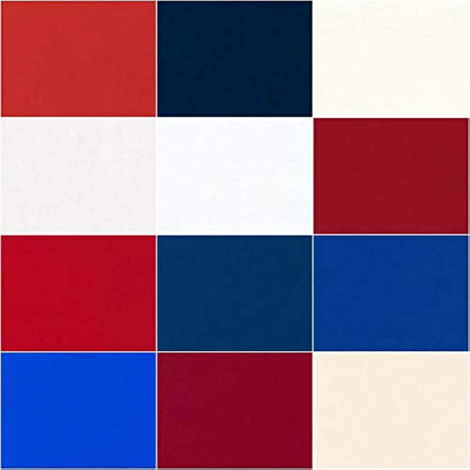 Kona Cotton Fat Quarter Bundles 12 Pcs Patriotic