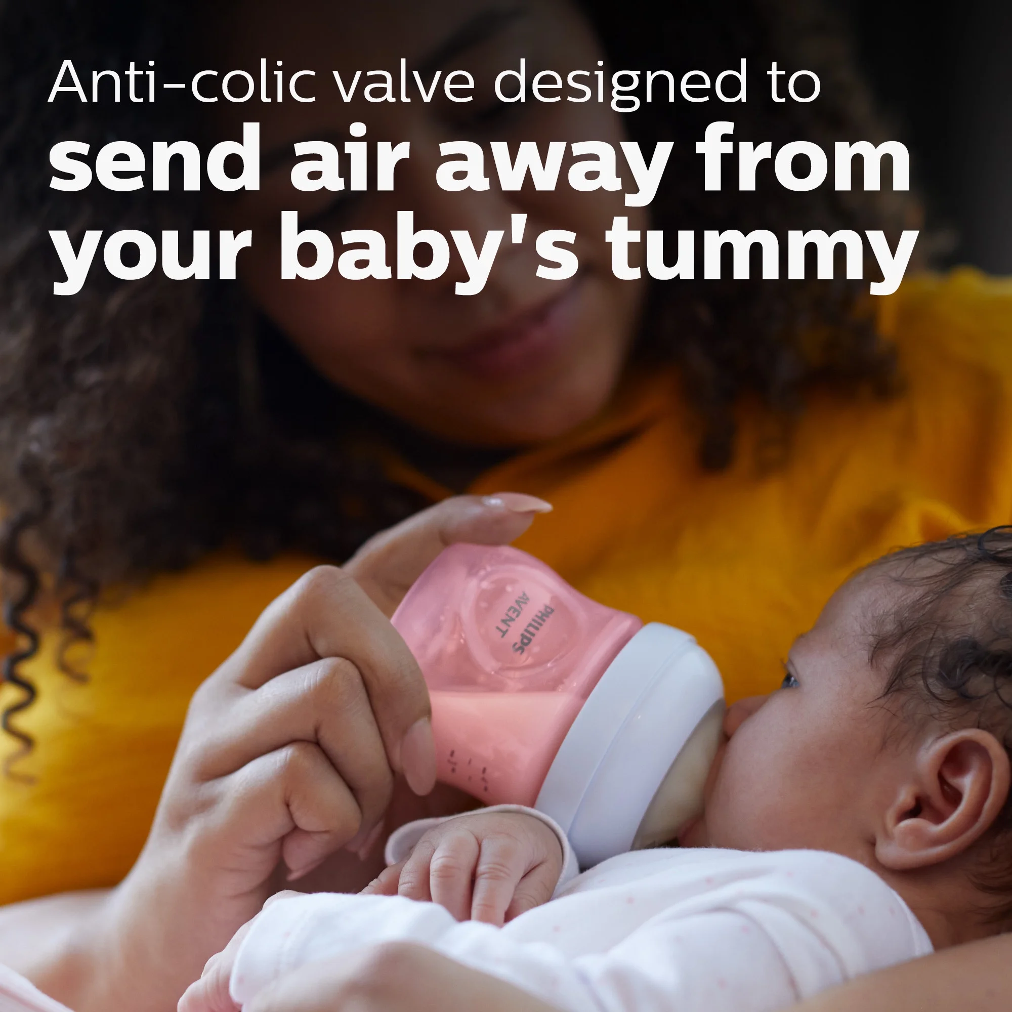 Philips Avent Natural Baby Bottle with Natural Response Nipple, Pink, 4oz,3pk, SCY900/13