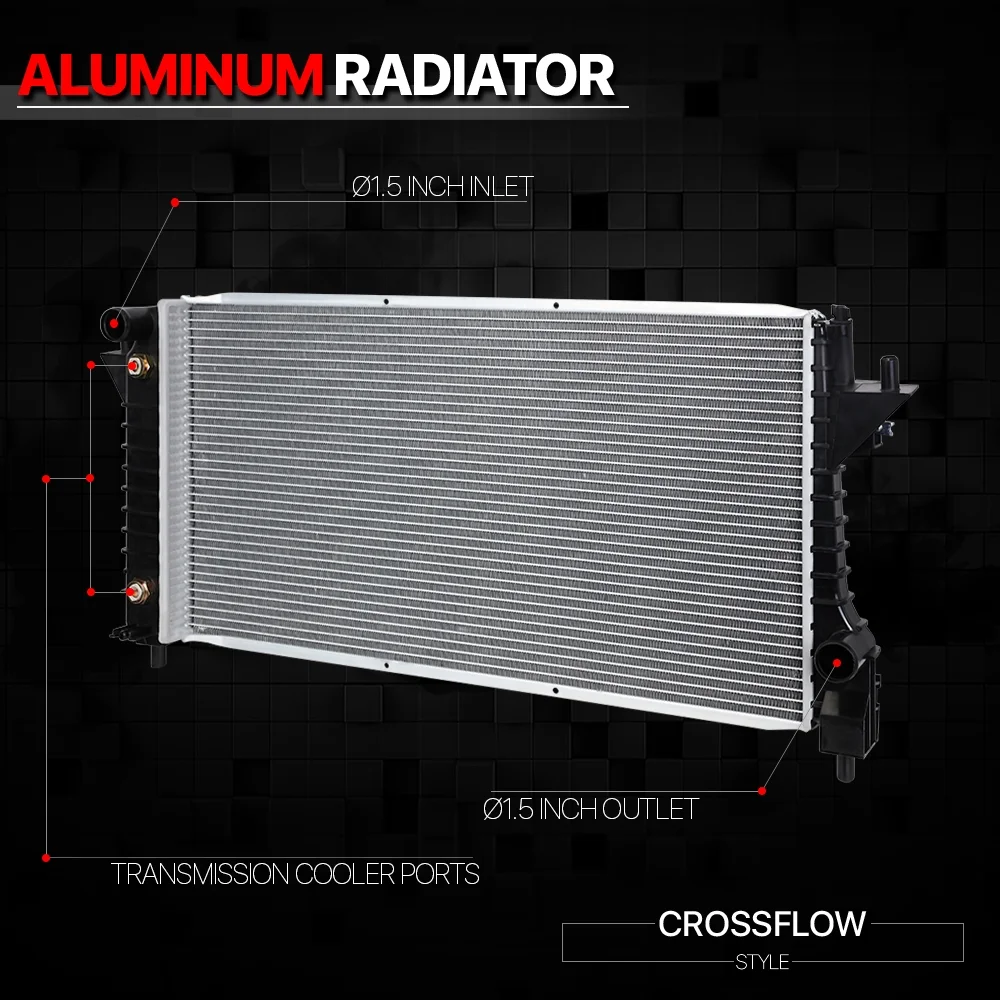 Aluminum Radiator OE Replacement for 96-07 Ford/Mercury Taurus/Sable dpi-1830 97 98 99 00 01 02 03 04 05 06