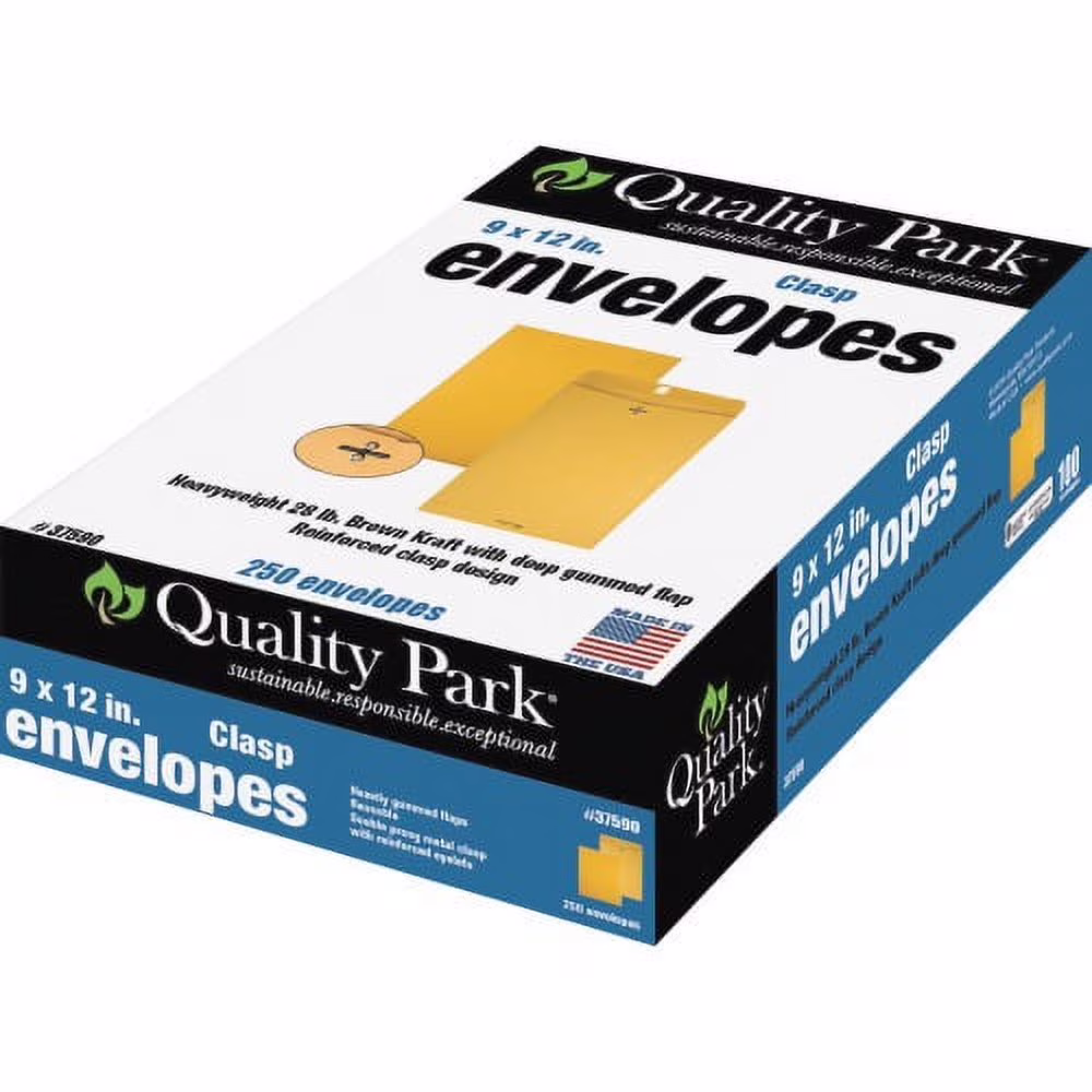 Quality Park Clasp Envelopes with Dispenser Clasp - #90 - 9