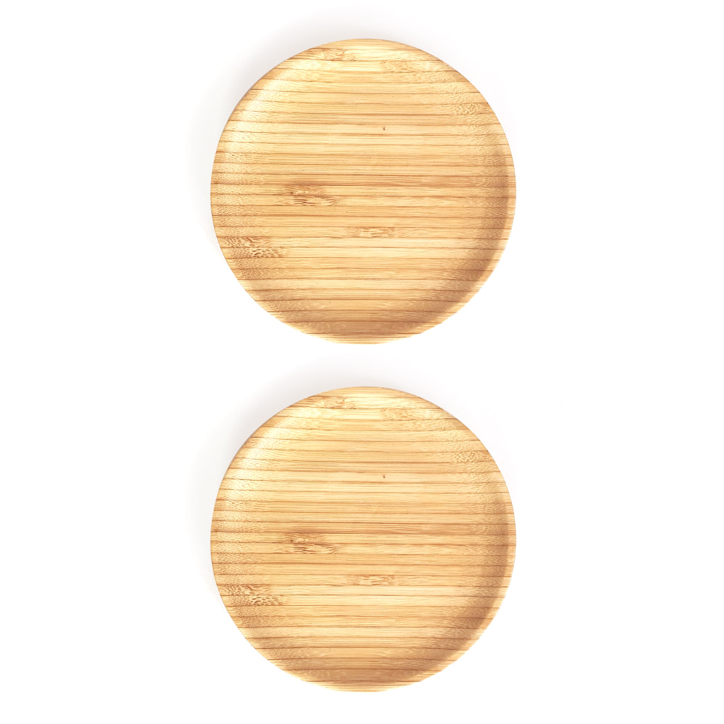 Rainforest Bowls Classic Bamboo Plate 2-Pack