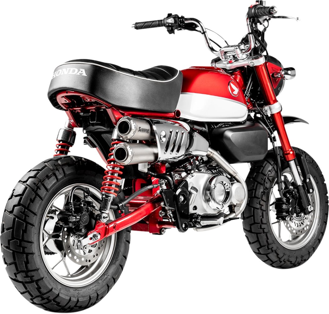 Akrapovic Titanium Dual Conical Slip-On Mufflers (S-H125SO5-FFT)