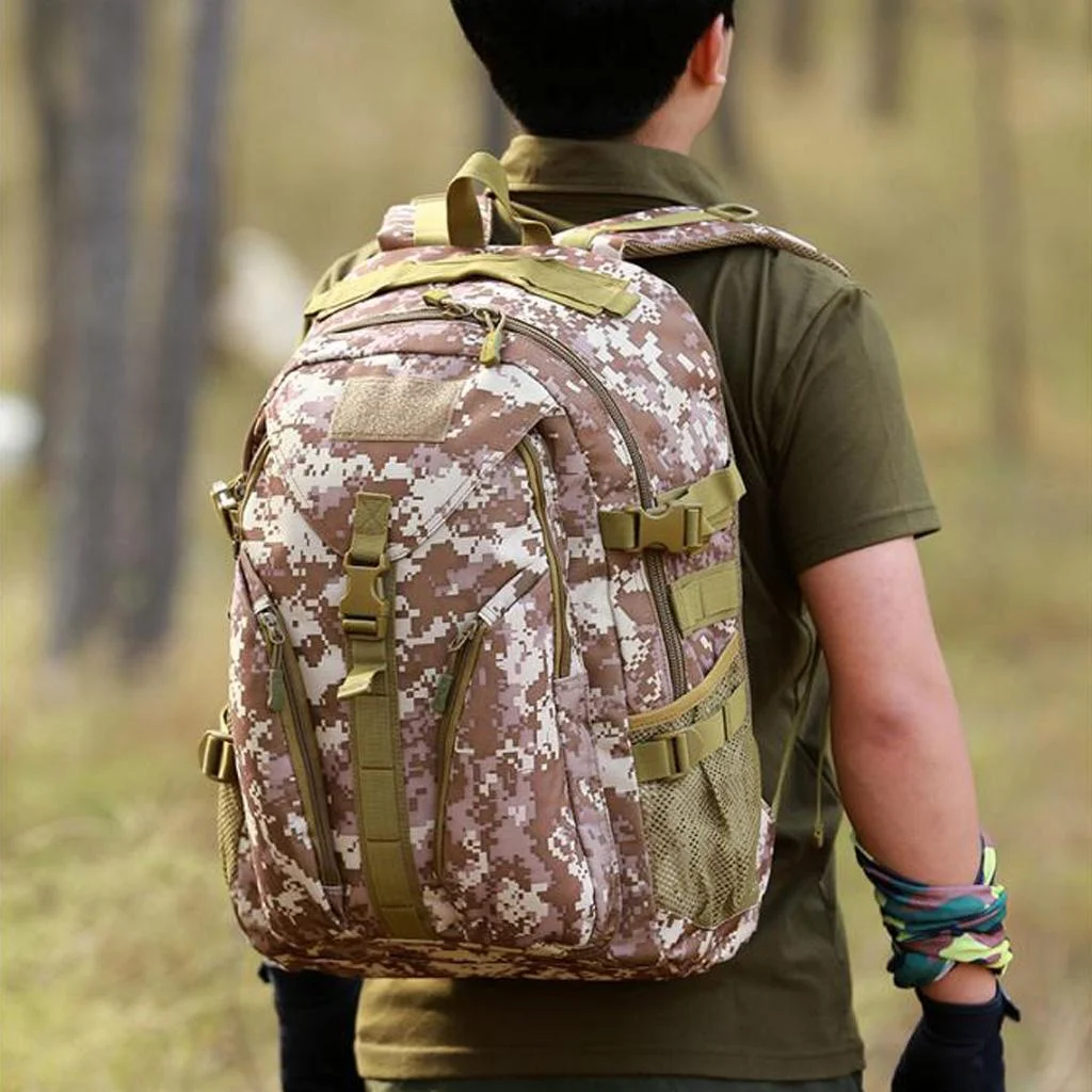 40L Army Rucksacks Backpack Trekking Camping Desert Digital