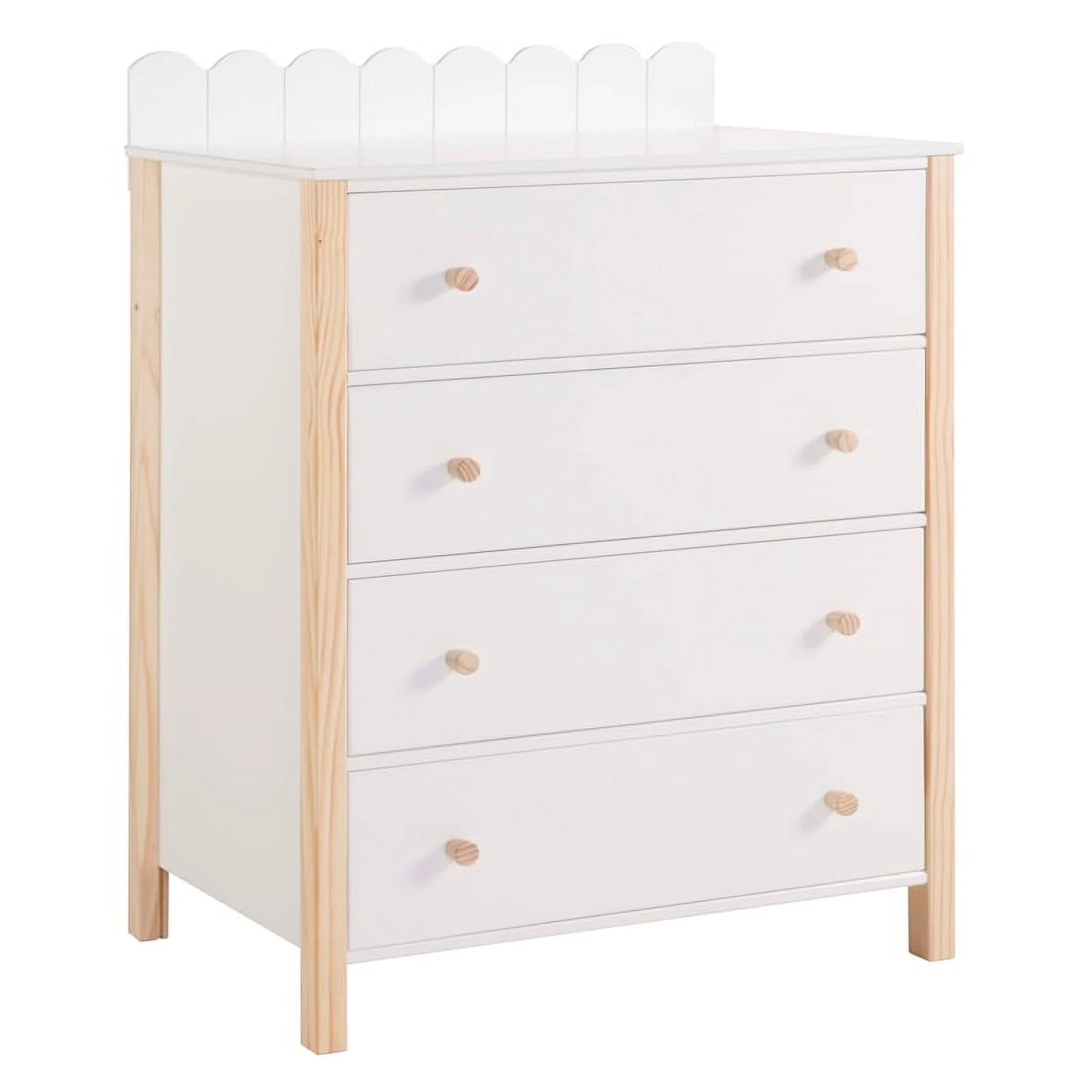 Home Square 3-Piece Set with Bookcase & 4 Drawer Chest & Twin House Bed