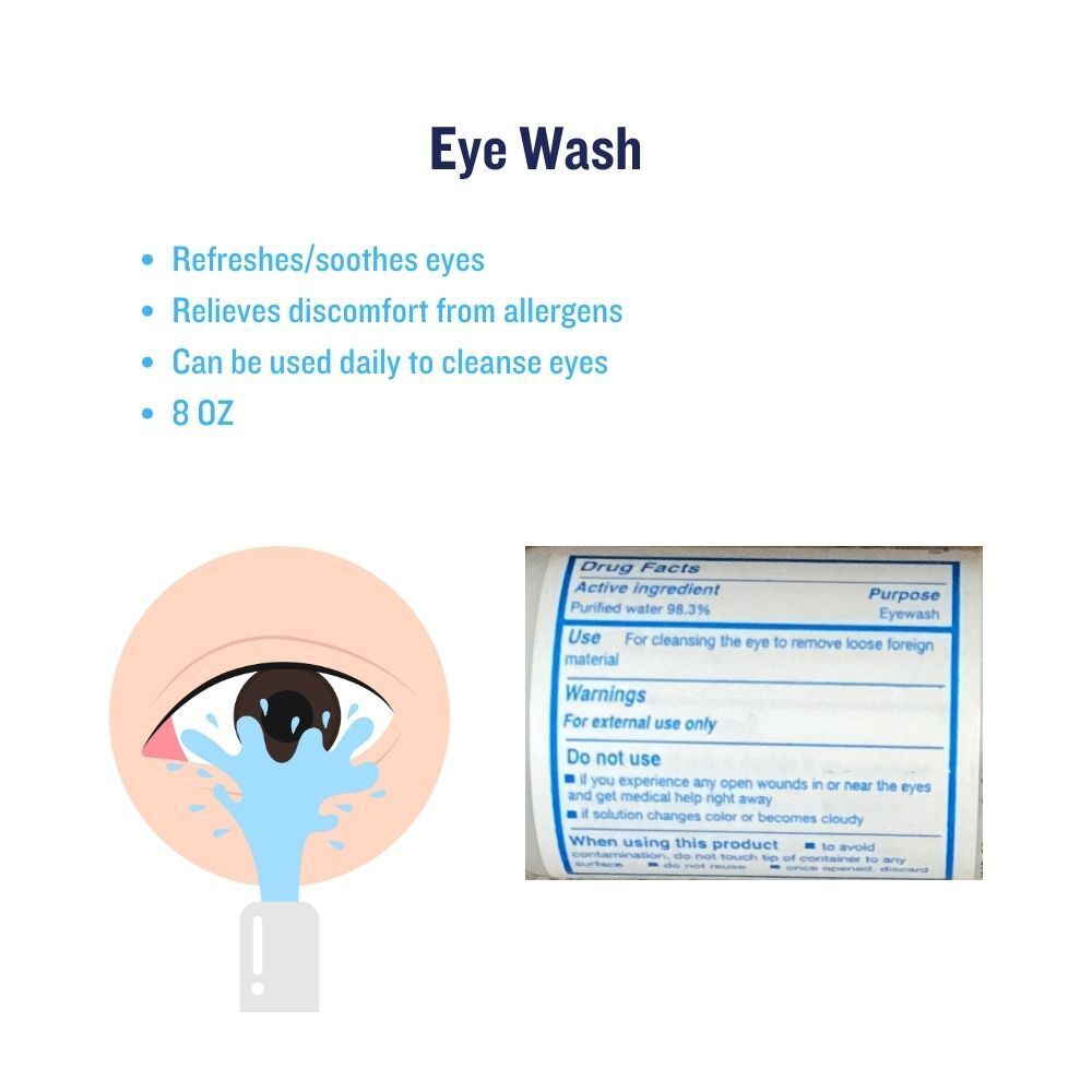 Medi-First First Aid Eye Wash 8 Oz. Bottle MS-55780
