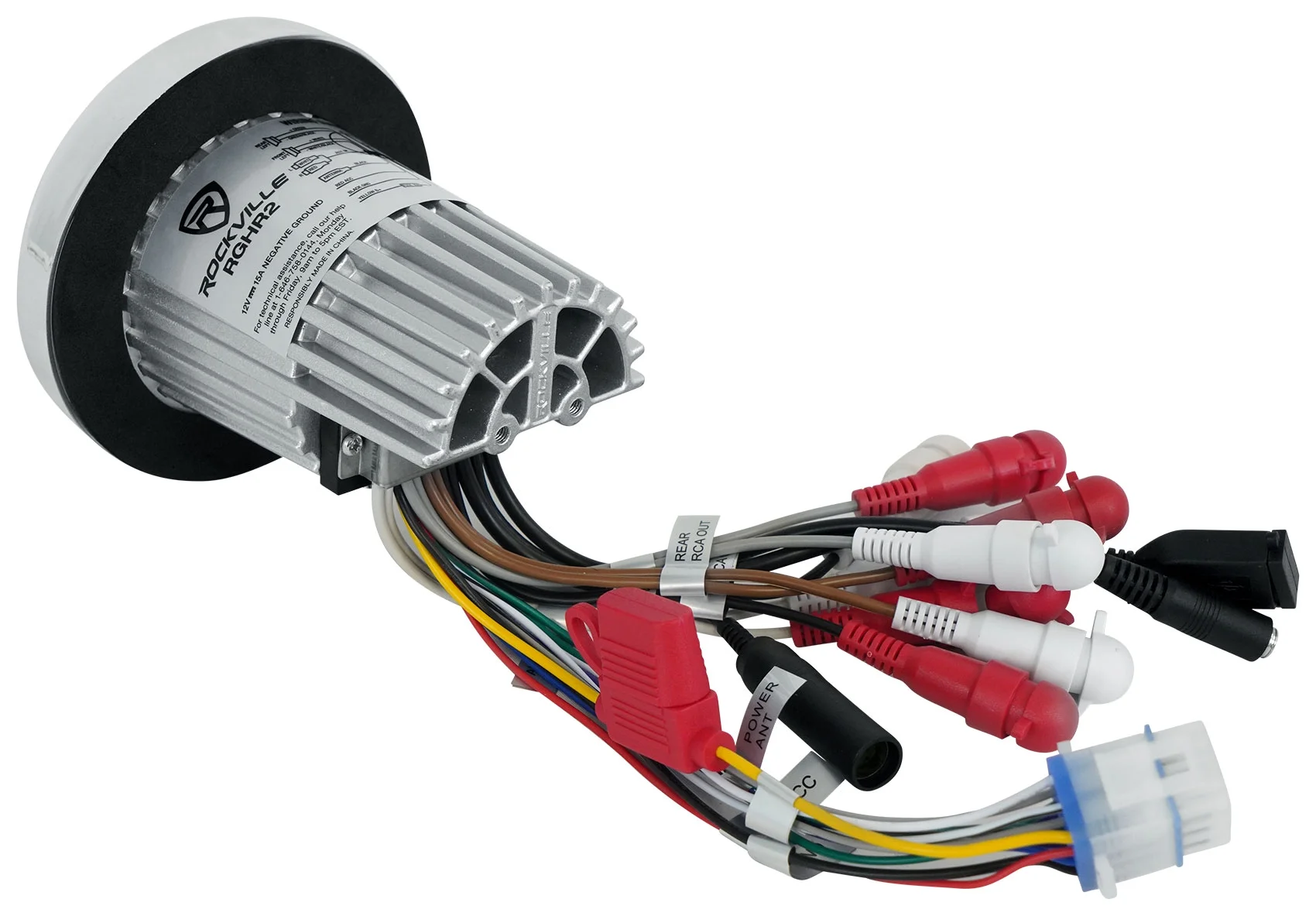 Rockville Marine Bluetooth Receiver+4) 6.5