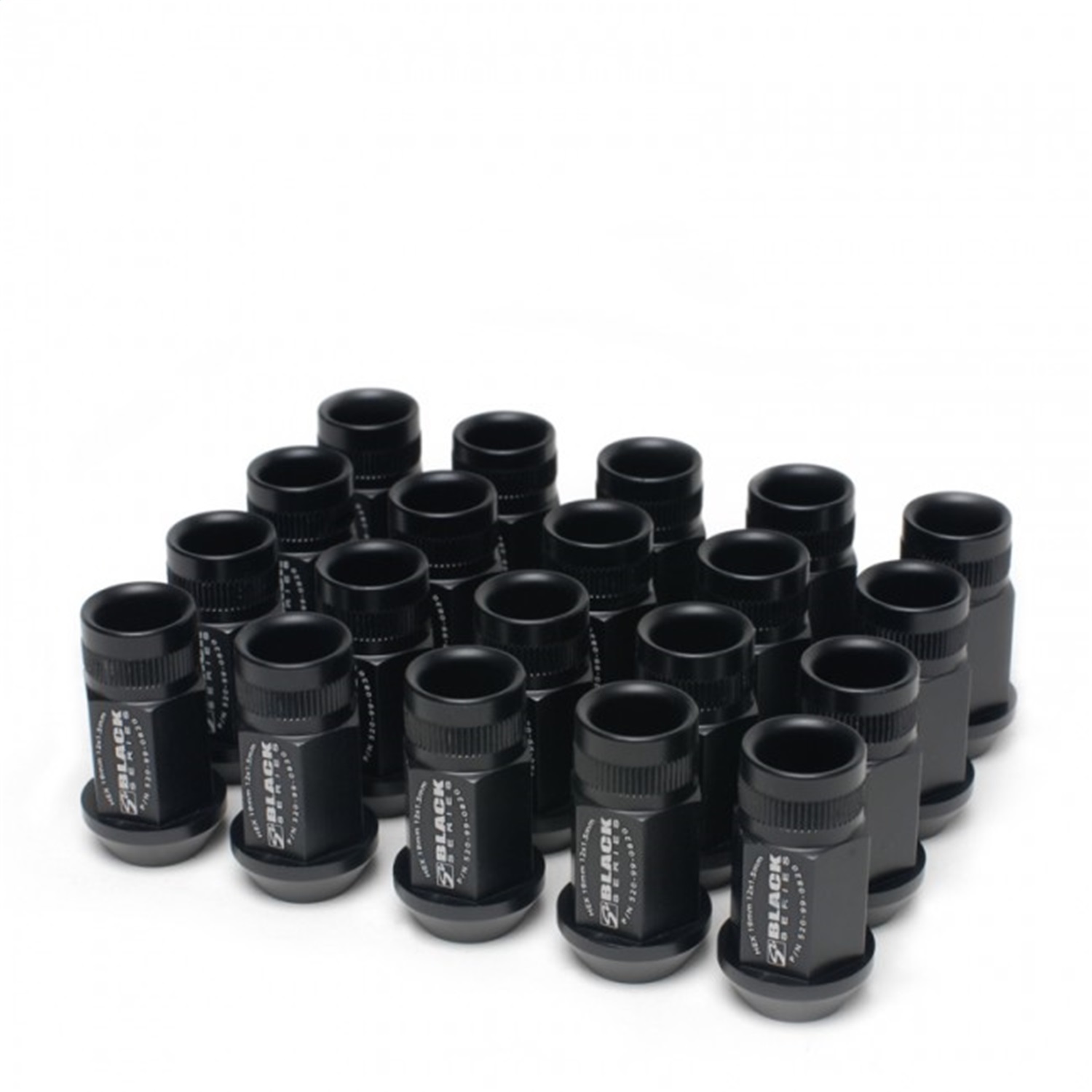 Skunk2 12 x 1.5 Forged Lug Nut Set (Black Series) (20 Pcs.) Fits select: 2004-2009 HONDA CIVIC LX, 2010 HONDA CIVIC VP