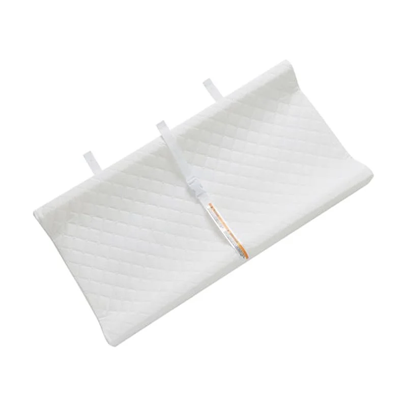 AFG Baby Furniture Leila 2-Drawer Changing Table White with Contoured Changing Pad