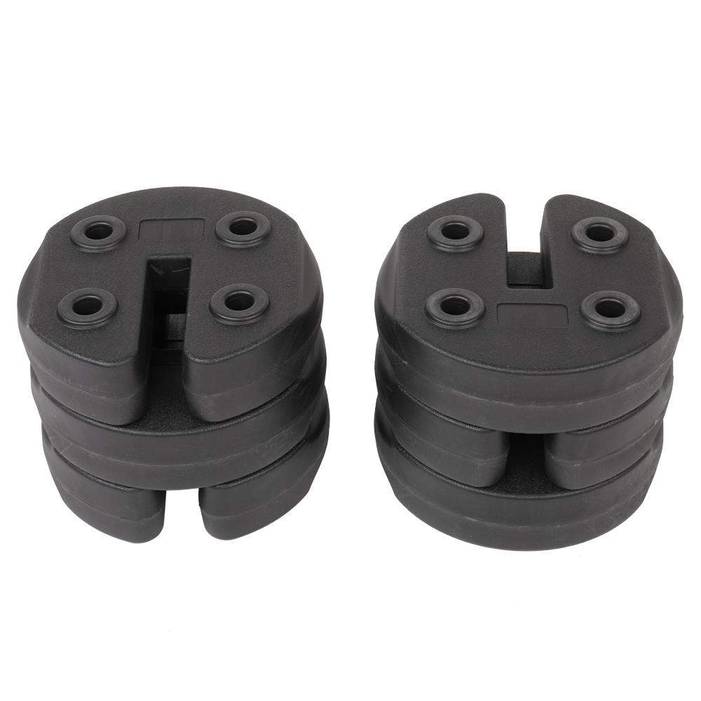 Winado Weight Plates 6 Pcs Tent Shade Canopy Water Fillable Black