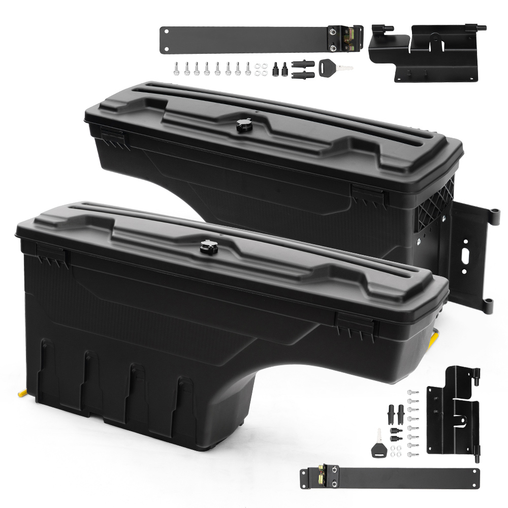 G-Plus Rear Truck Bed Storage Box Fit for Chevrolet Colorado/for GMC Canyon 2015-2020 2Pcs Set