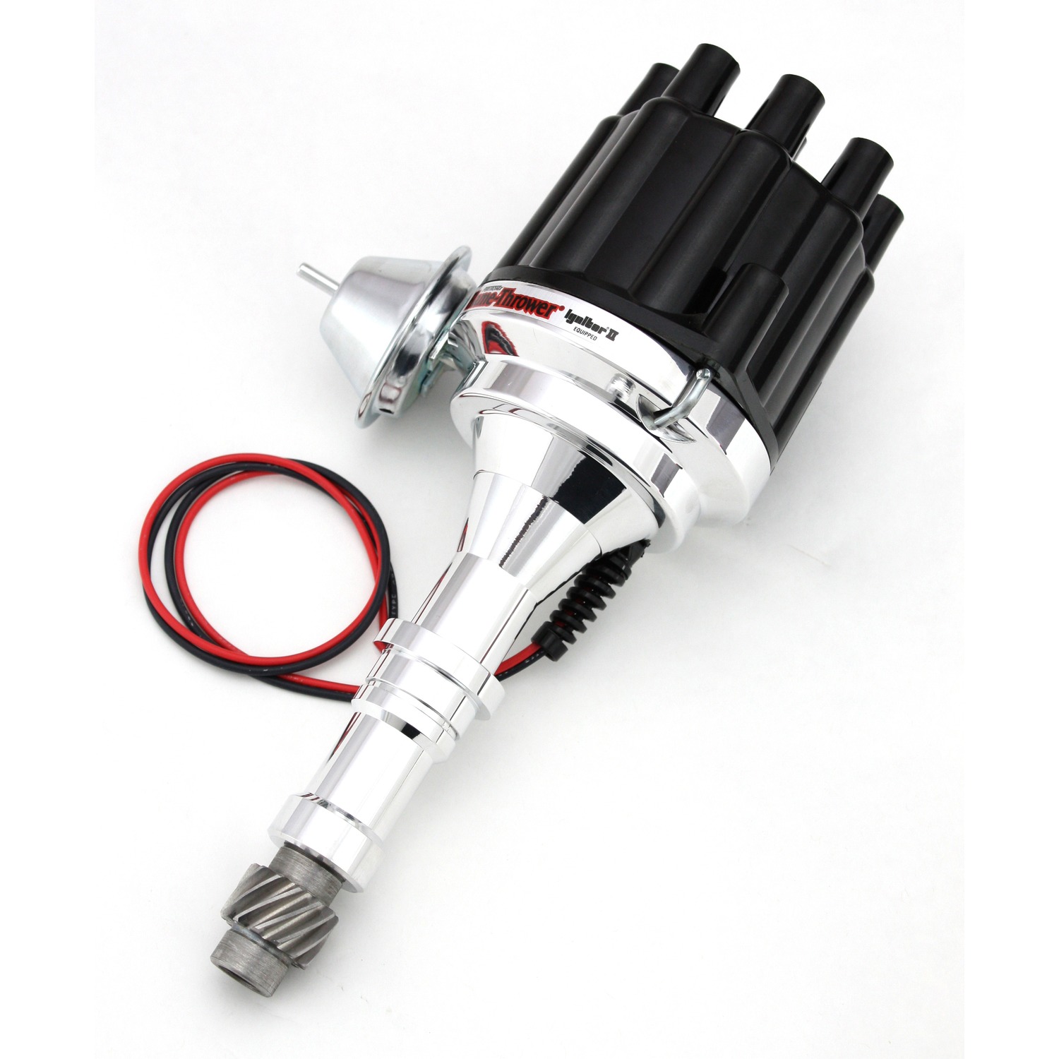 Pertronix D7151700 Flame-Thrower Billet Distributor with Ignitor III Electronics. Vacuum Advance. Black Female Style Cap Fits select: 1972 BUICK SKYLARK, 1968-1971 BUICK SKYLARK CUSTOM