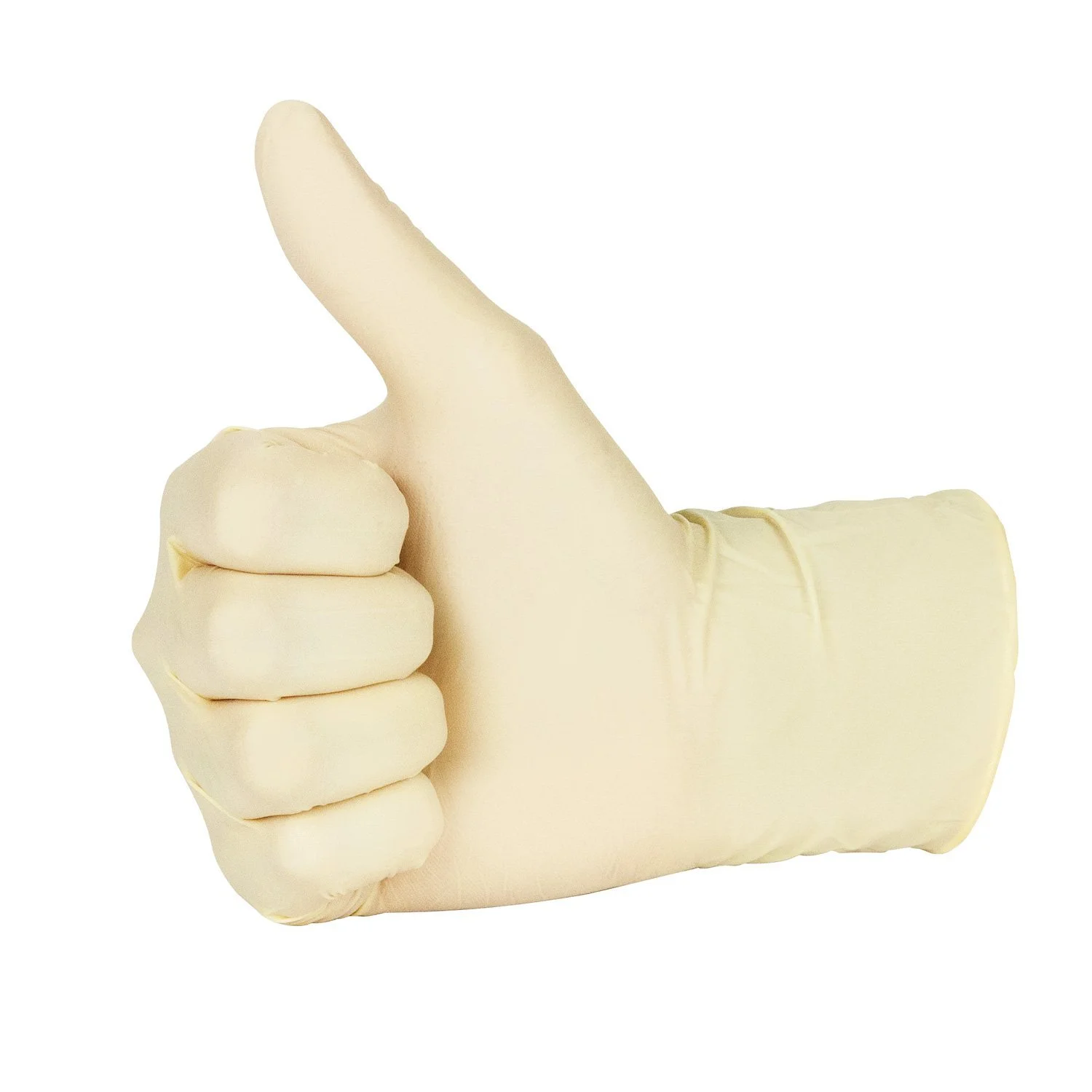 New Disposable Latex Gloves, Powder Free (100 Gloves Per Box) (Large)