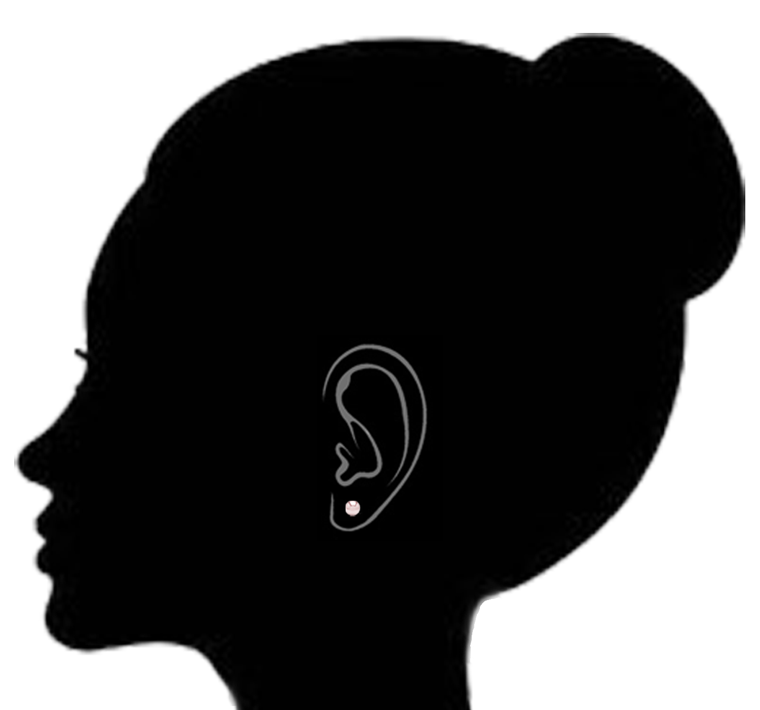 14k Rose Pink Gold Ball Stud Post Earrings 3,4,5,6,7,8mm (6 Millimeters)