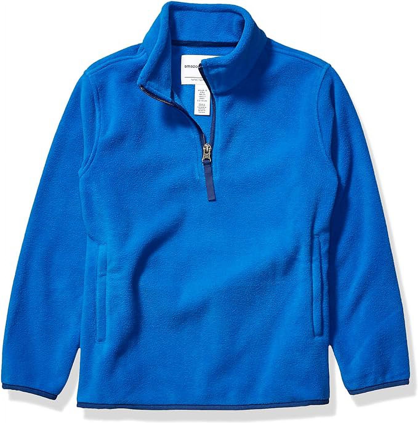 Amazon Essentials Boys and Toddlers' Polar Fleece Quarter-Zip Pullover Jacket