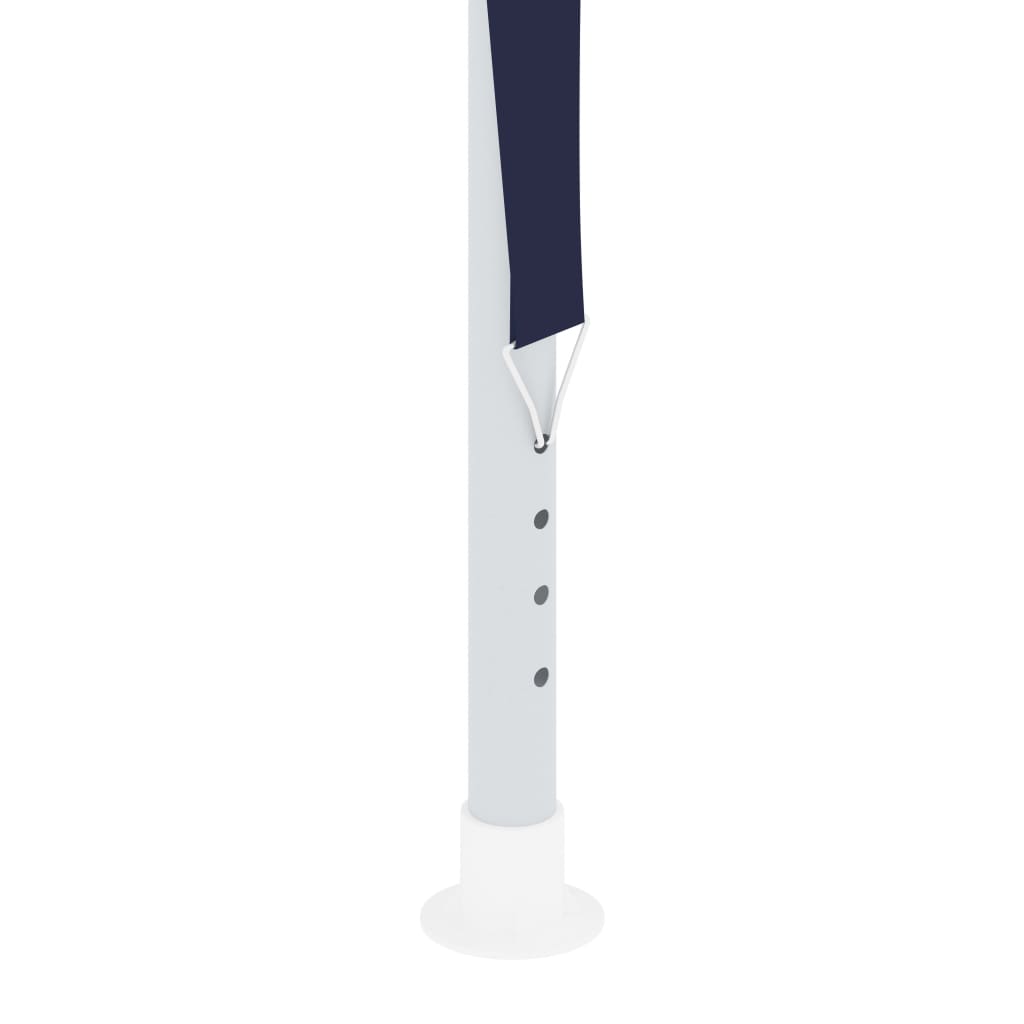 Carevas Professional Party Tent with Side Walls 13.1'x13.1' Blue 0.3 ozft²