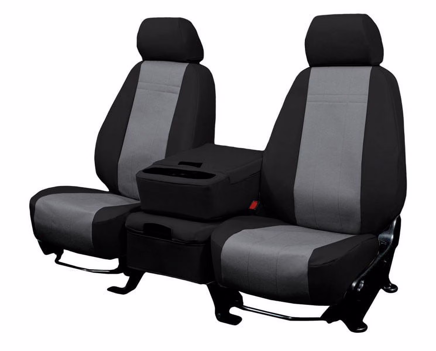 2004-2010 Chevrolet Colorado|GMC Canyon Front Row 60/40 Split Bench Charcoal Insert with Black Trim DuraPlus Custom Seat Cover