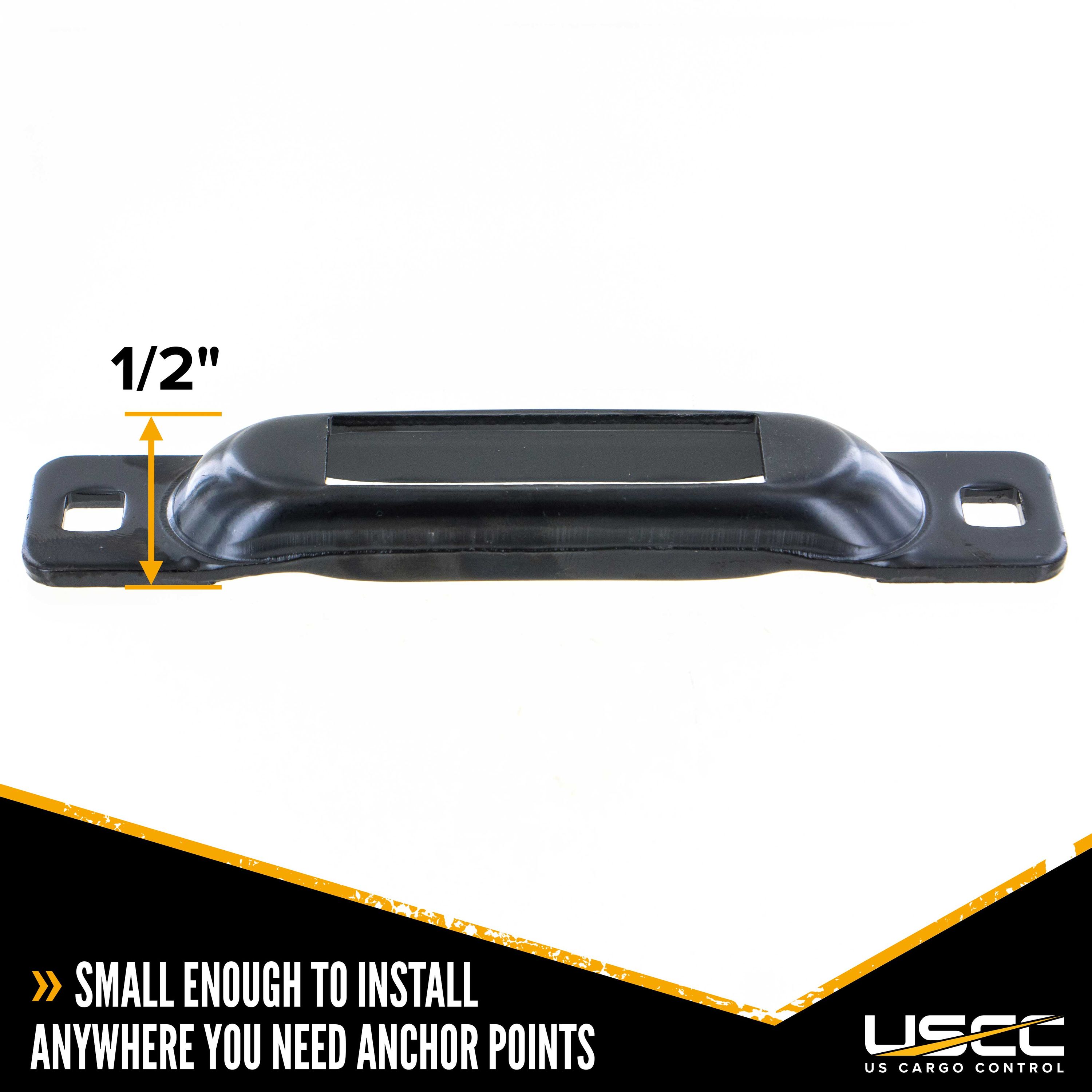 E-Track Single - Black Painted - 10 Pack