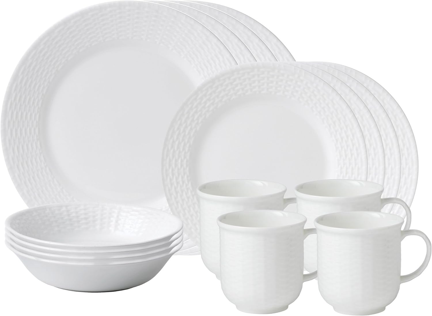 Fine China Nantucket Basket 16-Piece Set
