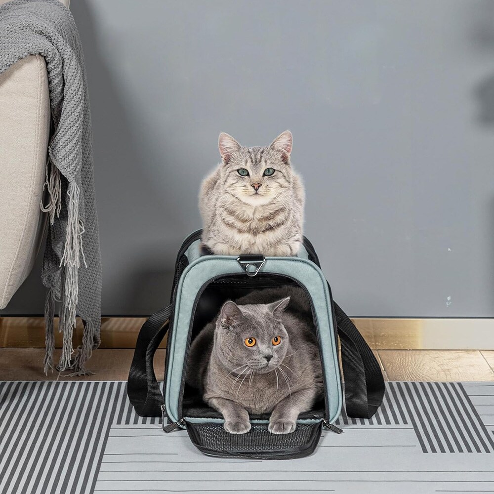 Soft-Sided Dog Carrier Cat Carrier, Lightweight and Collapsible