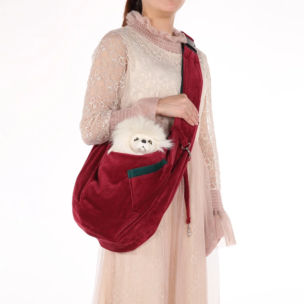〖Hellobye〗Adjustable Small Pet Dog Cat Carrier Shoulder Sling Bag Tote Outside Travel Bag