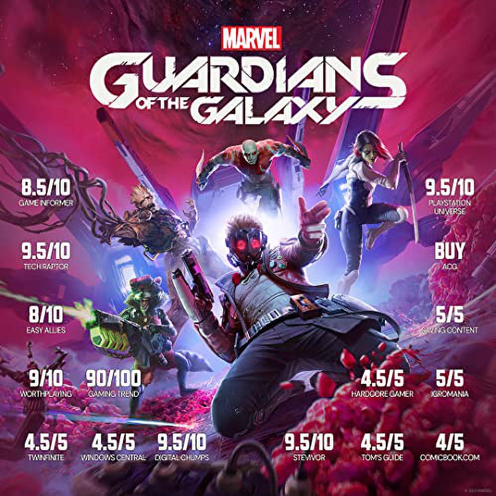 Marvel's Guardians Of The Galaxy with Digital Comic (Exclusive to .co.UK) (PS4)