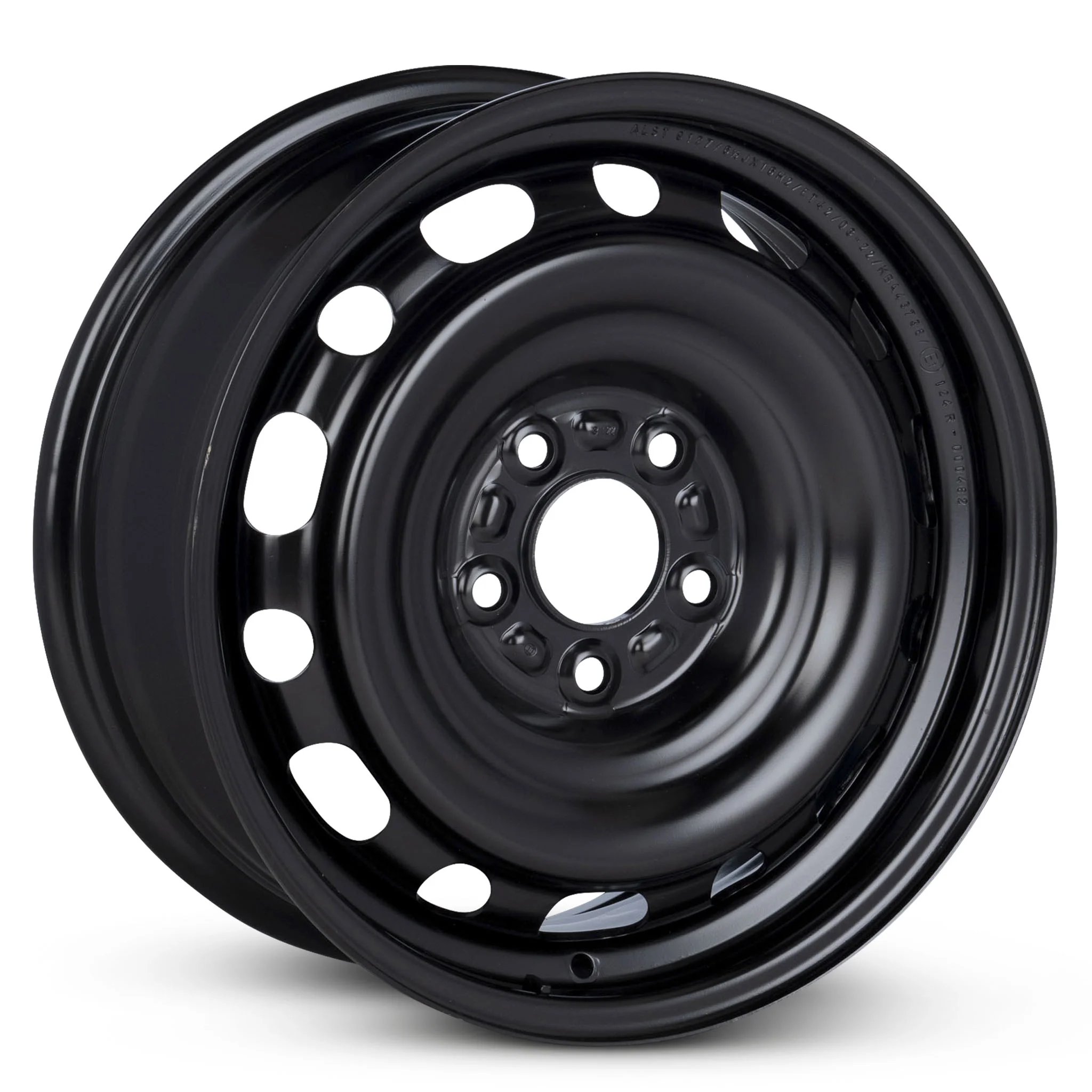 For 2004-2020 Hyundai Sonata 16 Inch Painted Black Rim - OE Direct Replacement - Road Ready Car Wheel