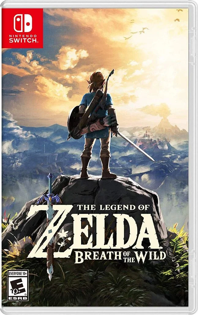 Nintendo Switch Zelda The Legend of Zelda Breath of Wild Bundle: 32GB Nintendo Switch Console with Neon Red and Blue Joy-Con, 128GB SD Card w/ Card Reader, and The Legend of Zelda: Breath of The Wild