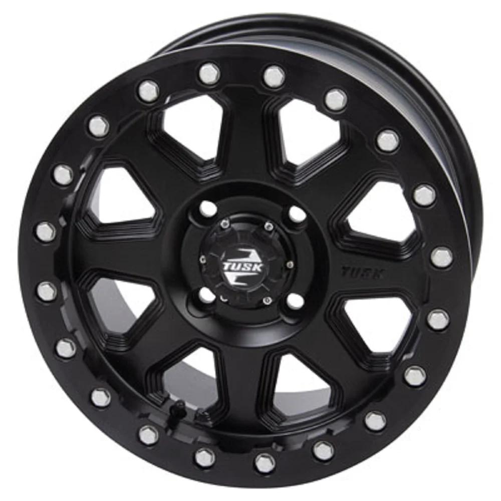 4/156 Uinta Beadlock Wheel 14x7 4.0 + 3.0 Matte Black Compatible With Yamaha Wolverine RMAX 2 1000 LE 2021