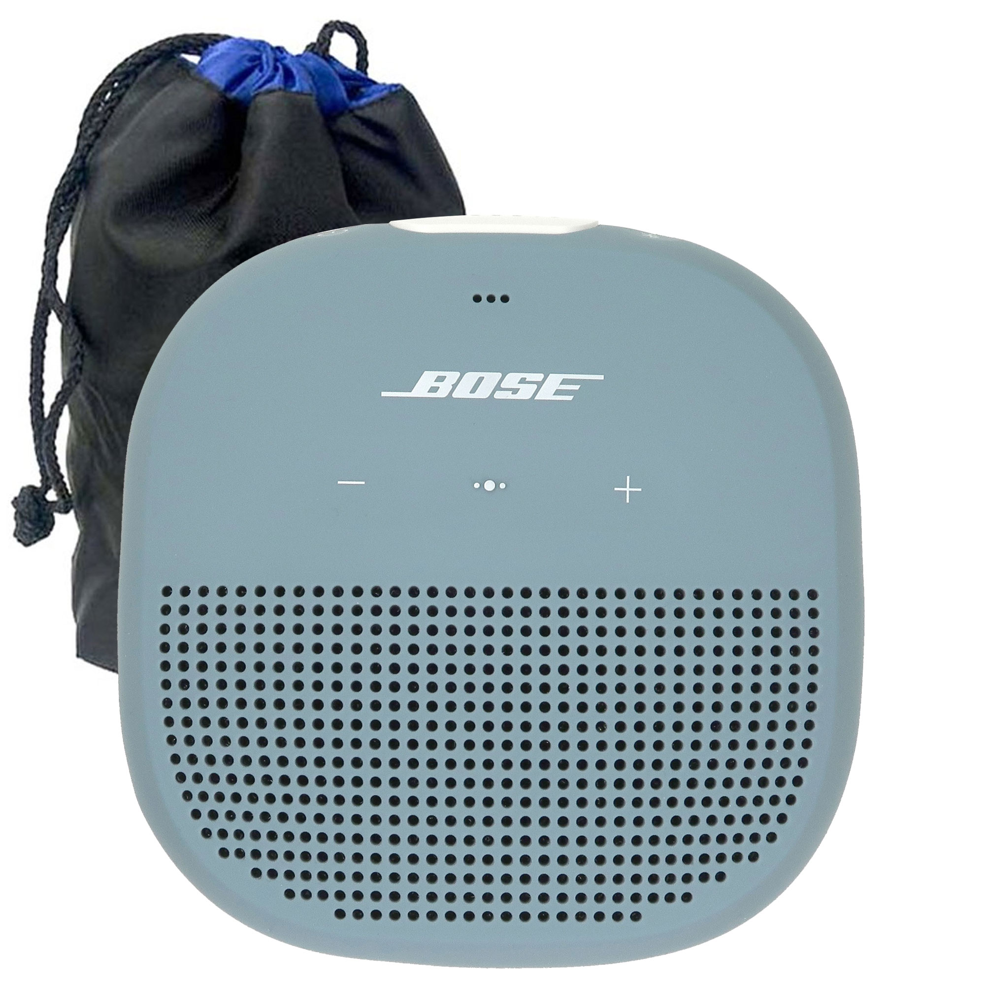 Soundlink Micro Bluetooth Speaker (Stone Blue) with Soft Pouch Bag