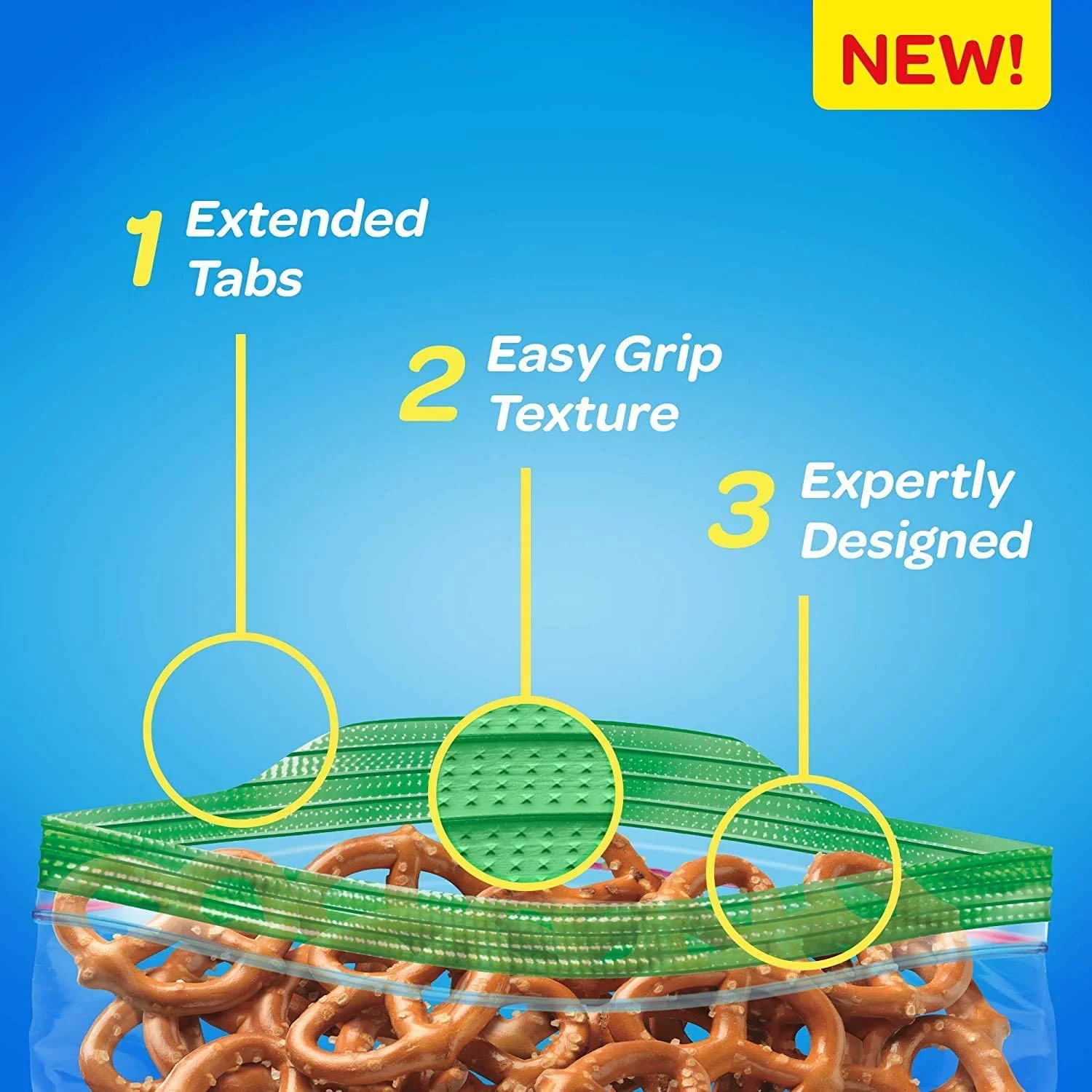 Ziploc Snack Bags, 90 Ct