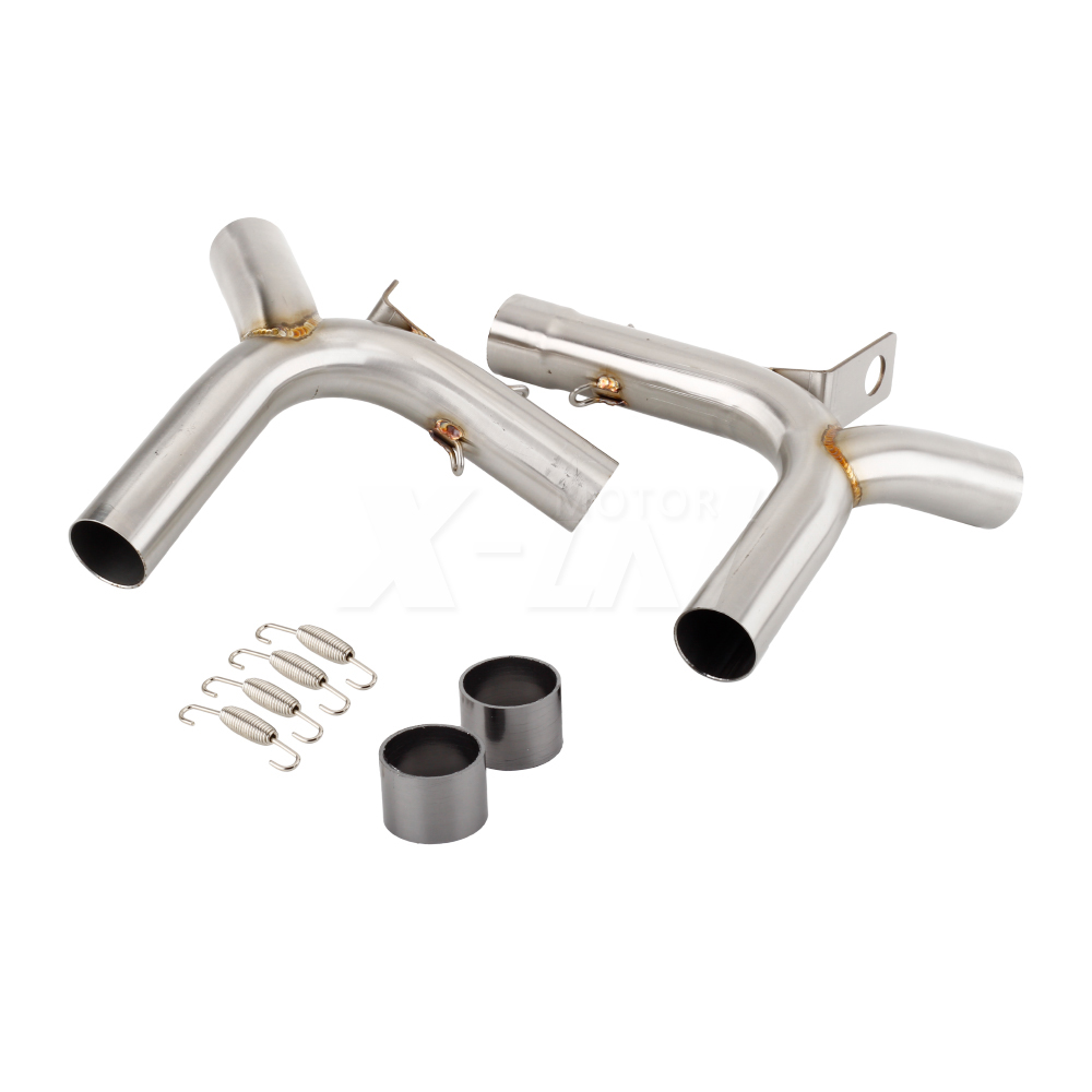 XLYWKJ For Triumph Thunderbird 1700 Storm  2011-2019  Motorcycle Exhaust Pipe Middle Link Pipe Muffler Mid Link Pipe