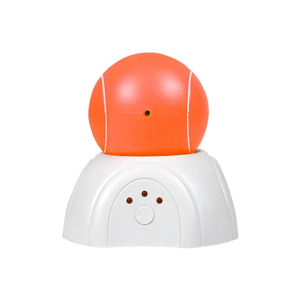 Timer Setting Kitten Chaser Tool Laser Ball for Cats Exercise Cat Laser Interactive Toys Pet Supplies Cat Toy ORANGE