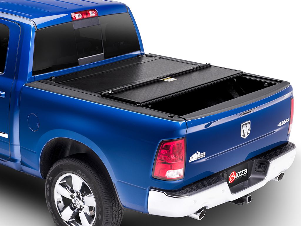 BAK by RealTruck BAKFlip G2 Hard Folding Truck Bed Tonneau Cover | 226204 | Compatible with 2002 - 2018, 2019 - 21 Classic Dodge Ram 1500, 2003-21 2500/3500 8' Bed (96