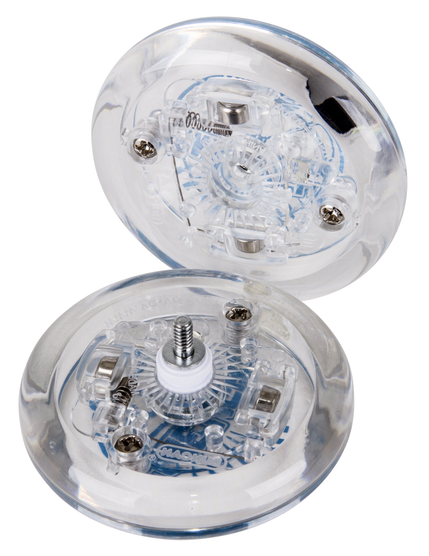 Duncan Toys Limelight LED Light-Up Yo-Yo, Beginner Level Yo-Yo with LED Lights, Clear and Blue