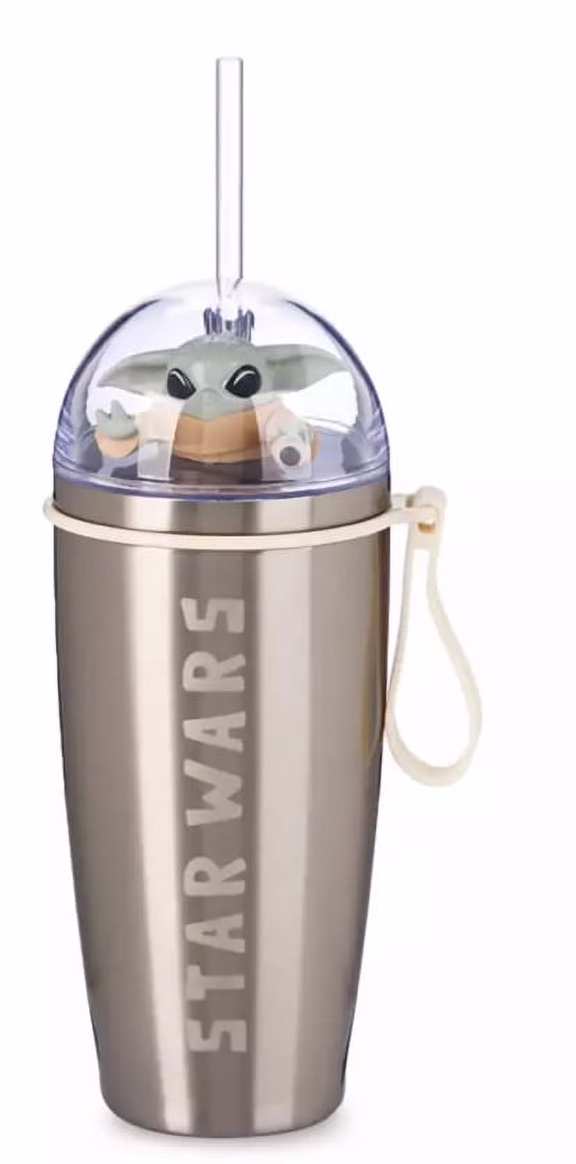 Grogu Stainless Steel Tumbler with Straw – Star Wars: The Mandalorian