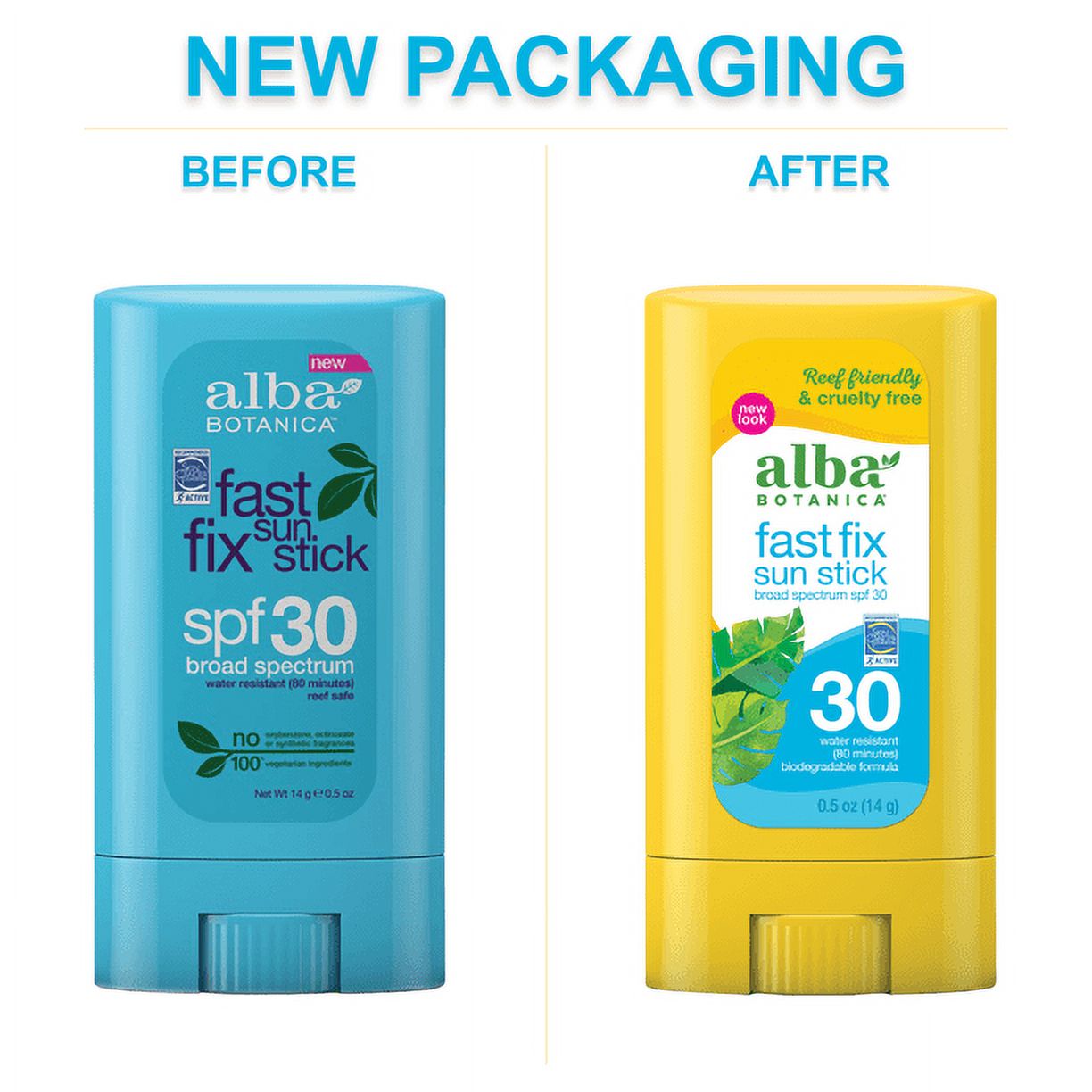 Alba Botanica Fast Fix Sun Stick SPF30 0.5 oz