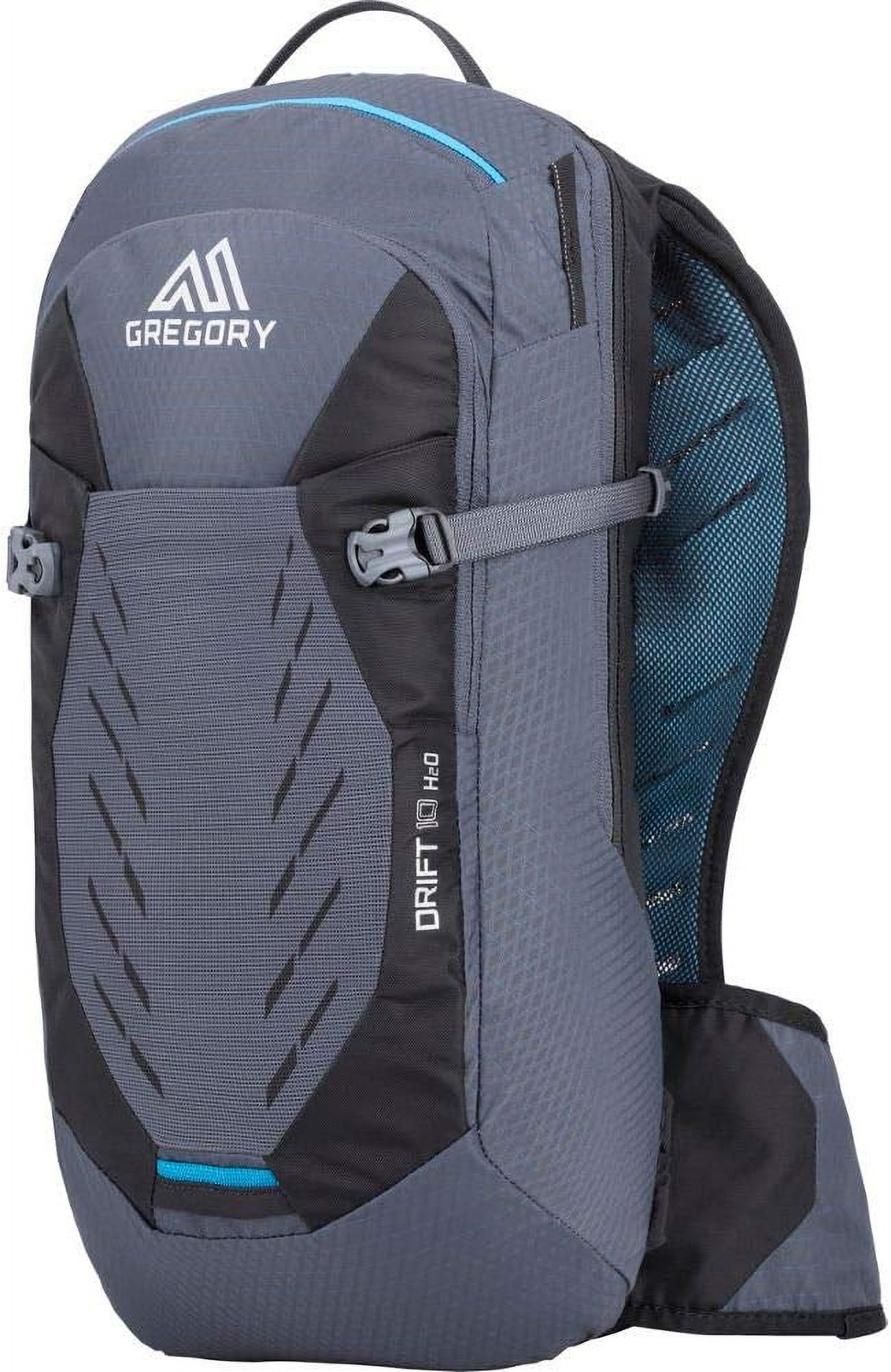 Gregory Mountain Products Drift 10 Liter Men's Mountain Biking Hydration Backpack Eclipse Black